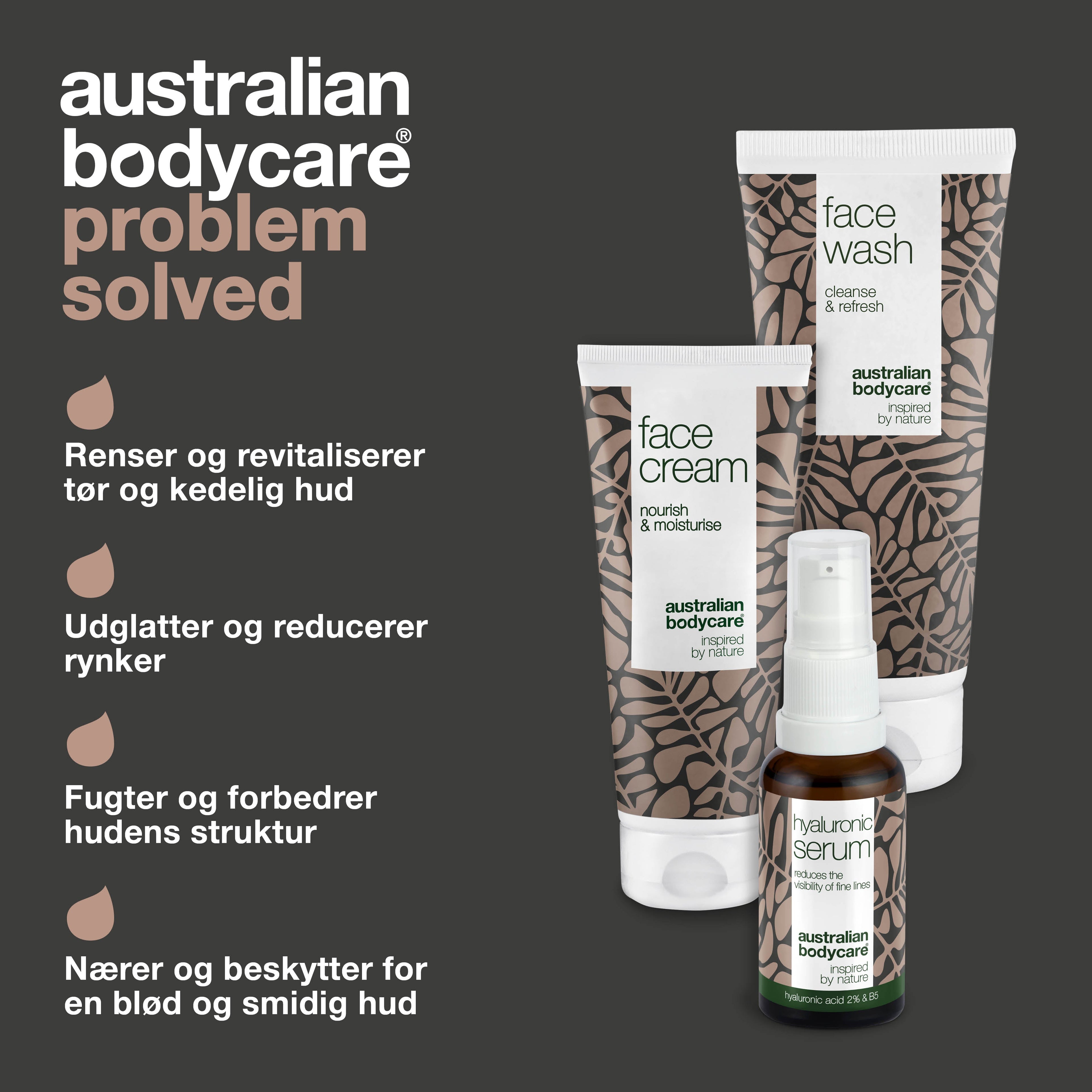 Hyaluronsyre Booster Sæt for glød & glat hud — 3 produkter for masser af glød og minimering af furer og fine linjer