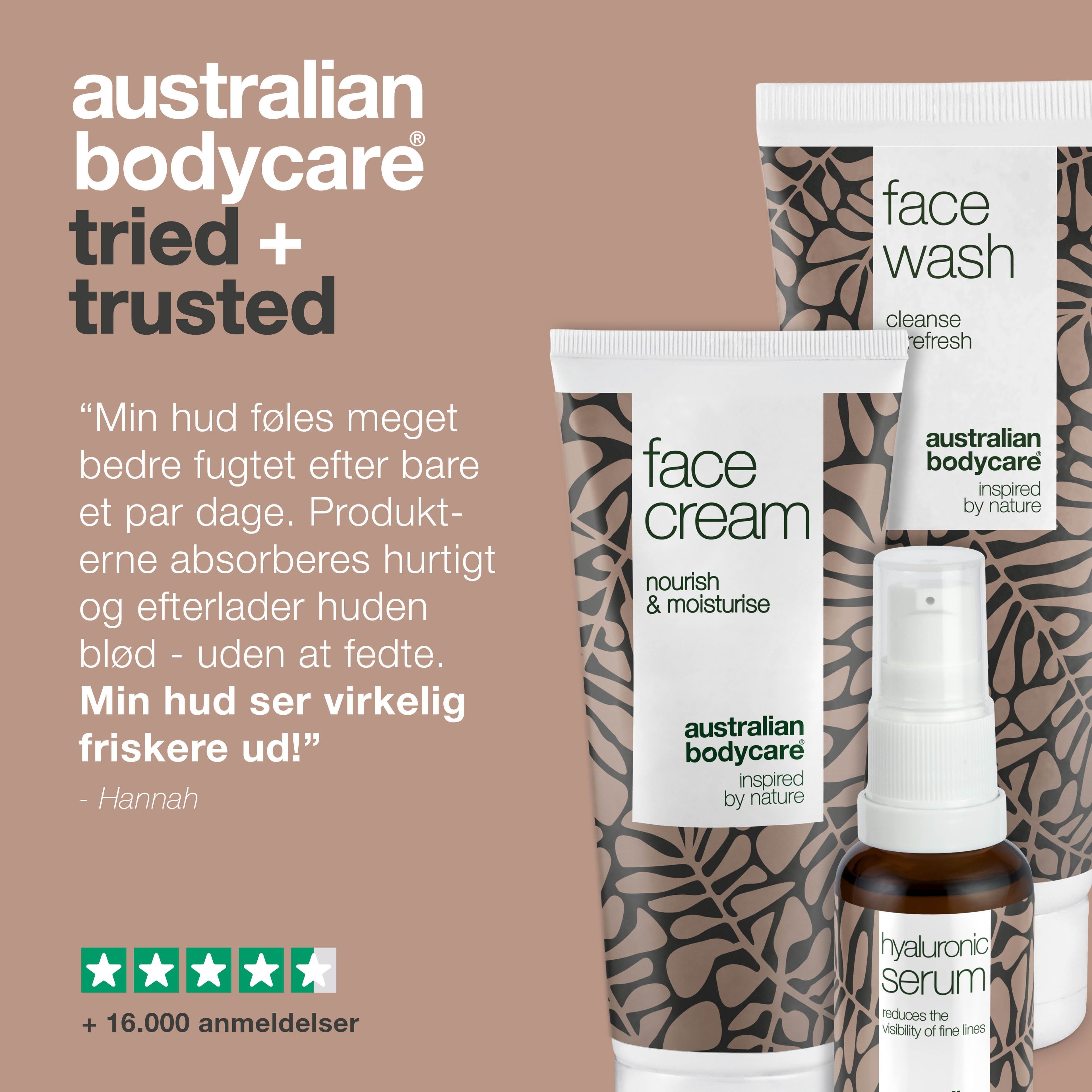 Hyaluronsyre Booster Sæt for glød & glat hud — 3 produkter for masser af glød og minimering af furer og fine linjer