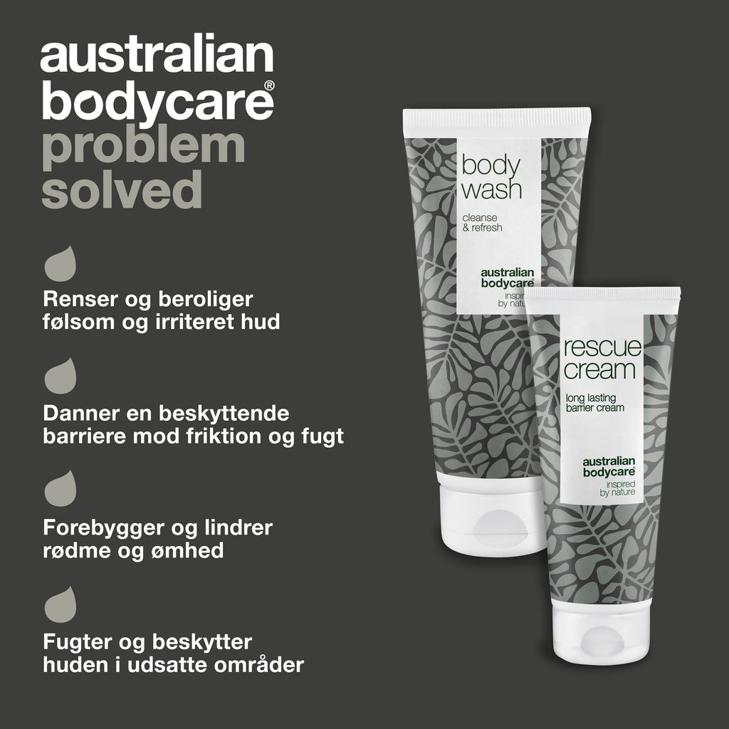 2-pak til liggesår, tryksår og intertrigo — til pleje og beskyttelse af rød, udsat og beskadiget hud