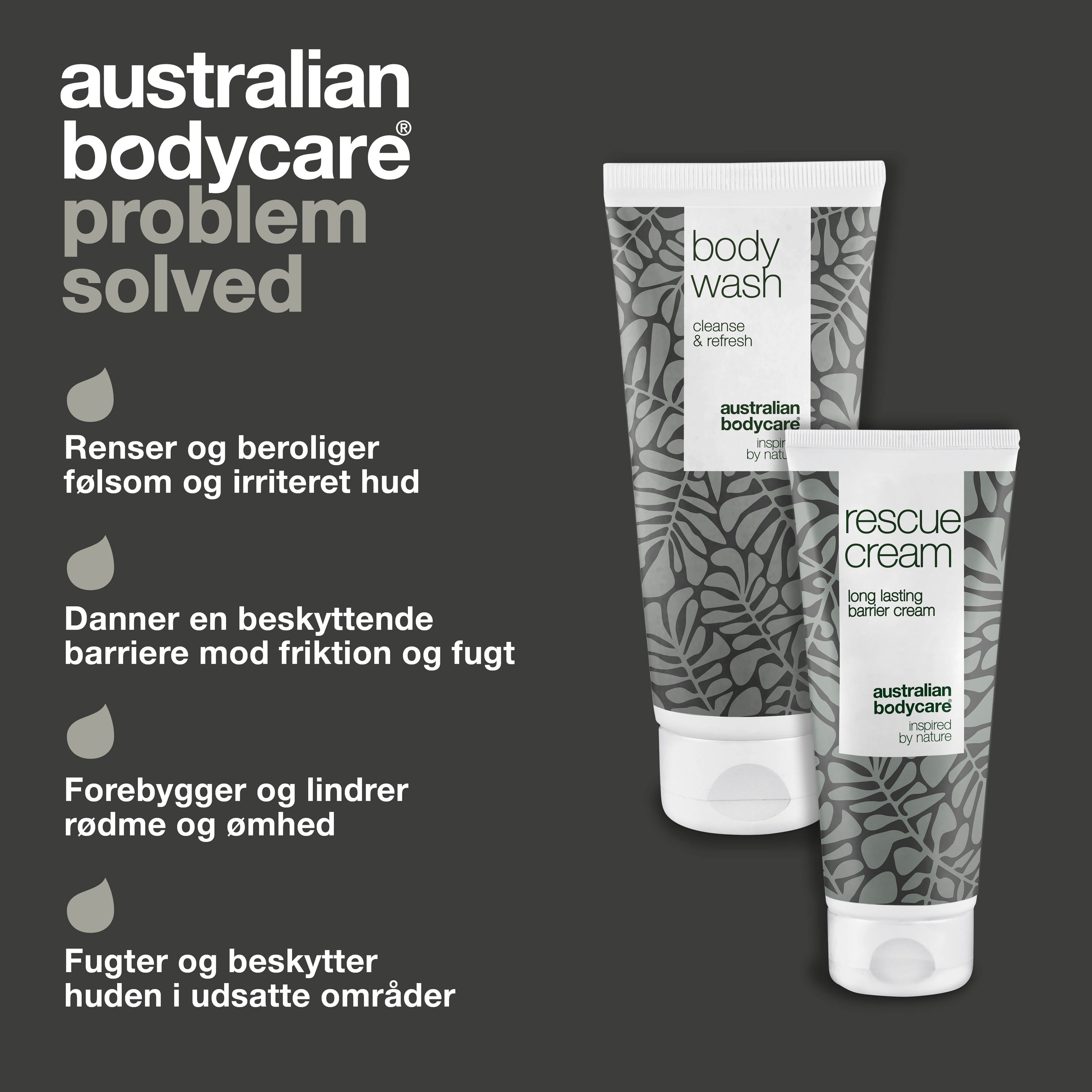 2-pak til liggesår, tryksår og intertrigo — til pleje og beskyttelse af rød, udsat og beskadiget hud