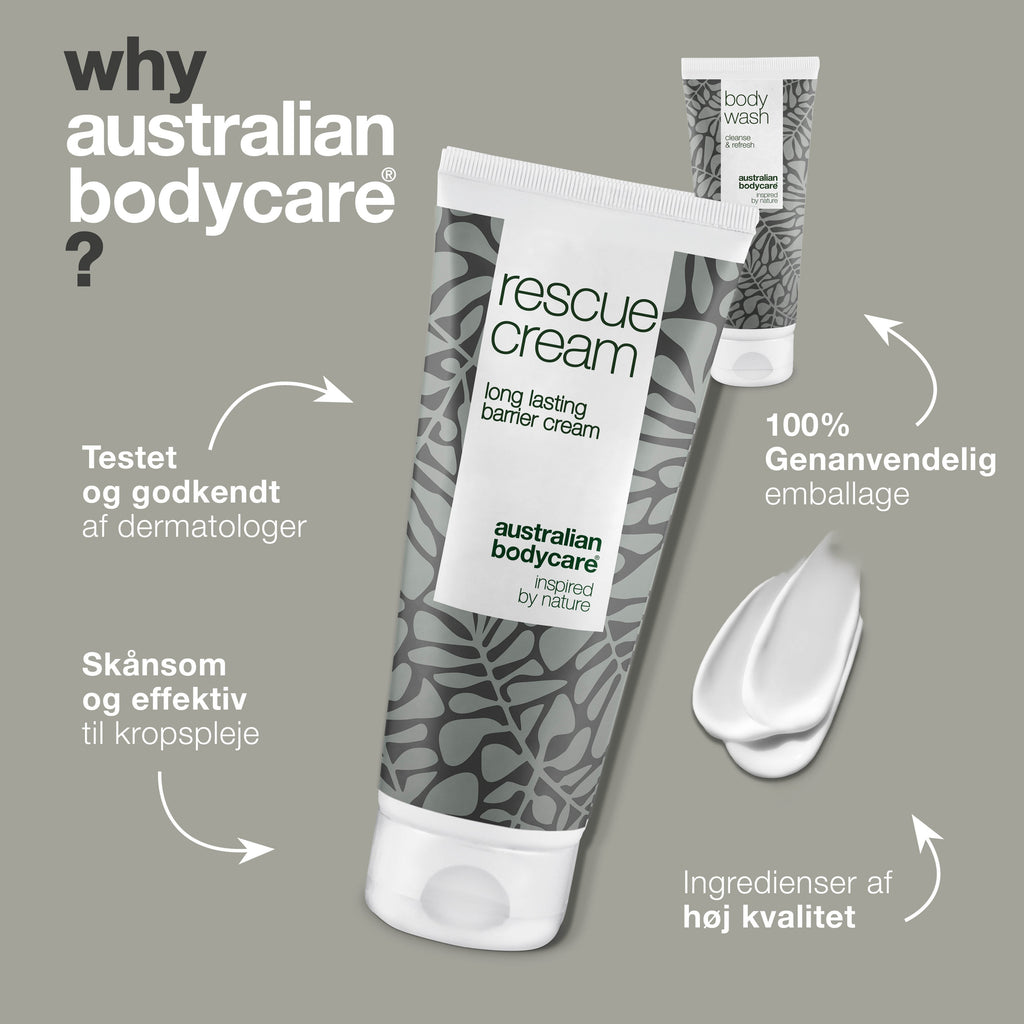 2-pak til liggesår, tryksår og intertrigo — til pleje og beskyttelse af rød, udsat og beskadiget hud