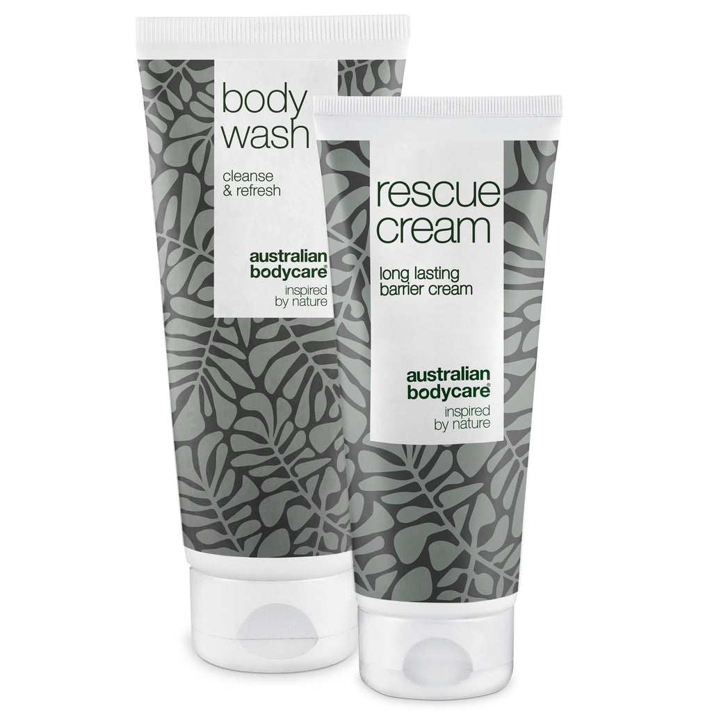 2-pak til liggesår, tryksår og intertrigo — til pleje og beskyttelse af rød, udsat og beskadiget hud