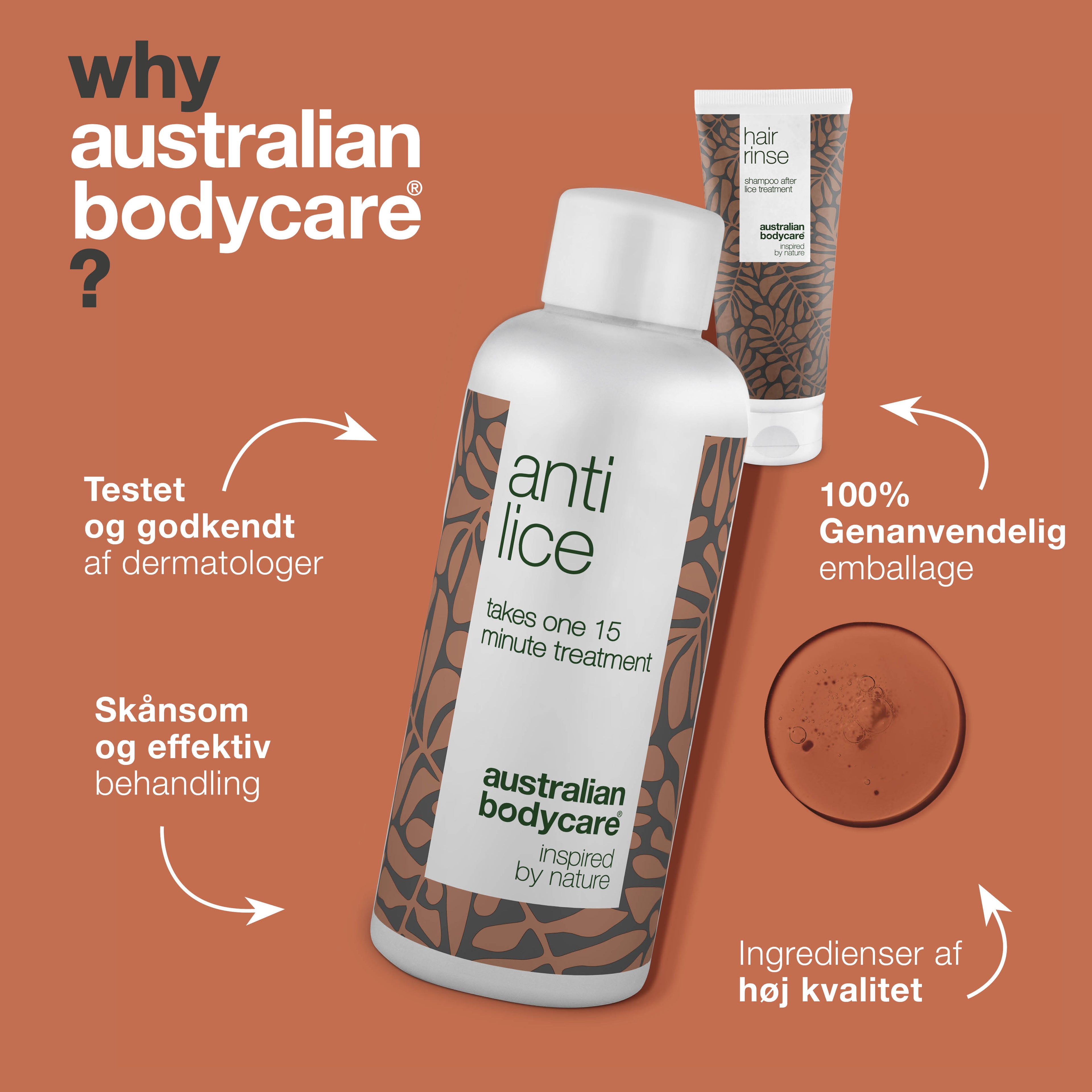 2 luseprodukter til behandling af lus  — Lusekur og forebyggende luseshampoo til problemer med lus