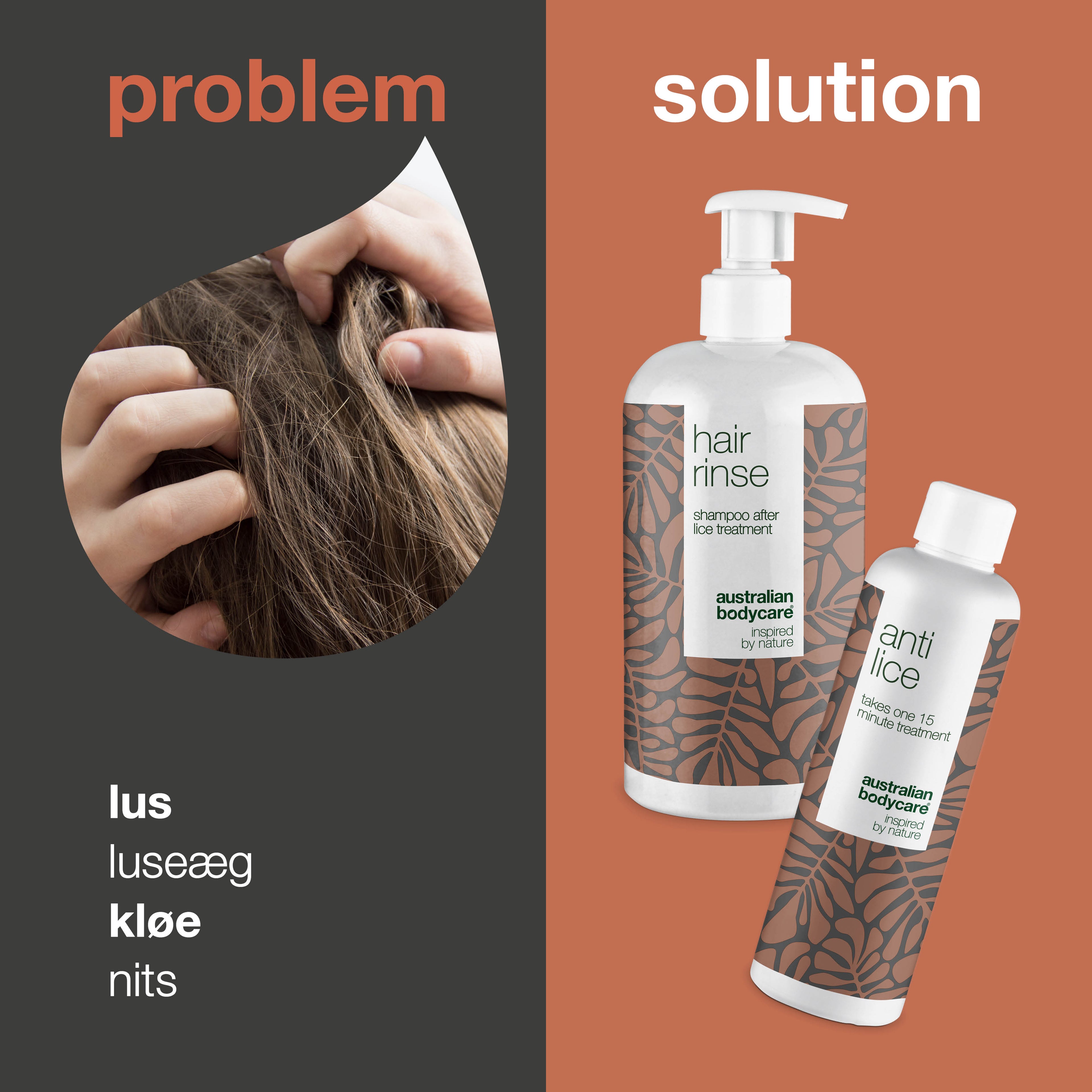 XL luseprodukter til lusebehandling — XL lusekur + XL luseshampoo fjerner og forebygger problemer med lus