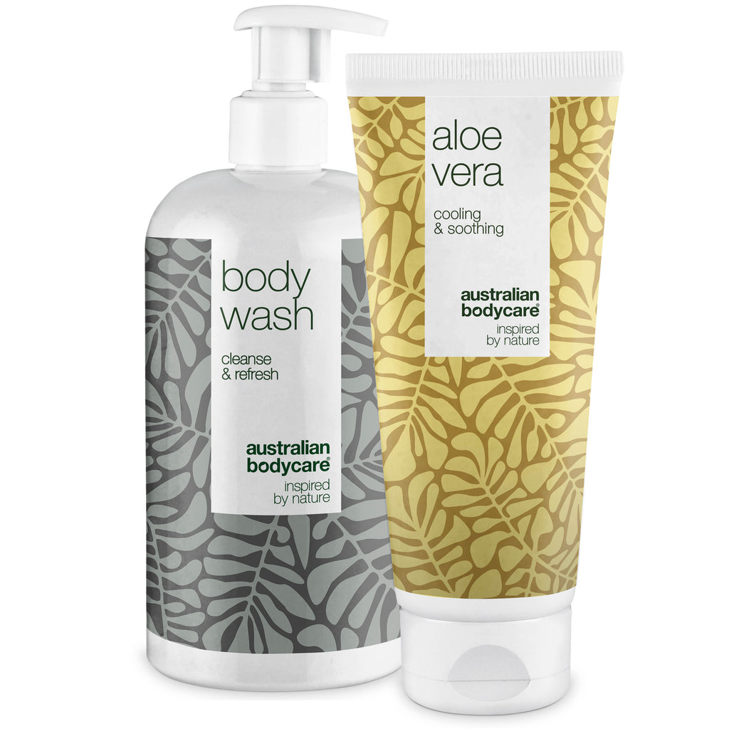 2-pak til pleje ved varmeknopper — Produkter til pleje af varmeknopper, svie og irriteret hud