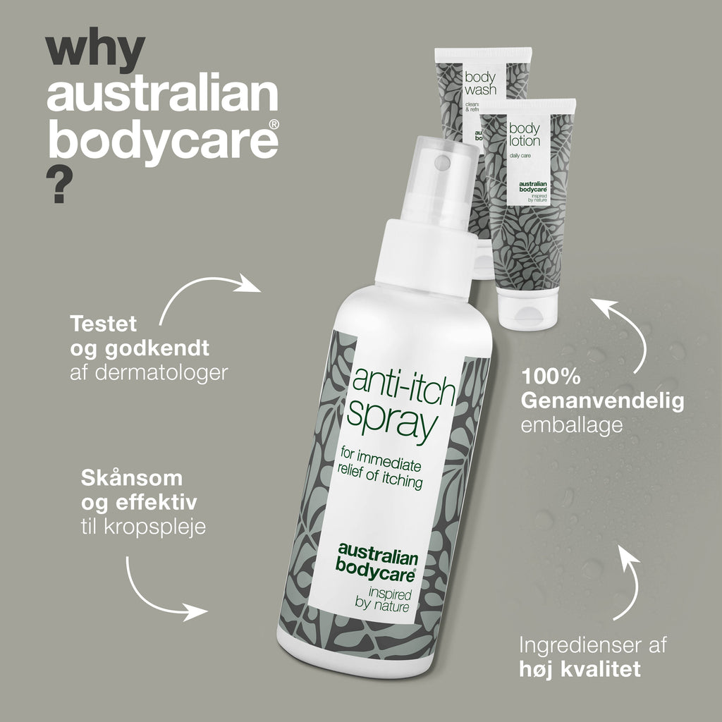 3-pak til hudkløe på hele kroppen — Beroligende produkter til irriteret hud