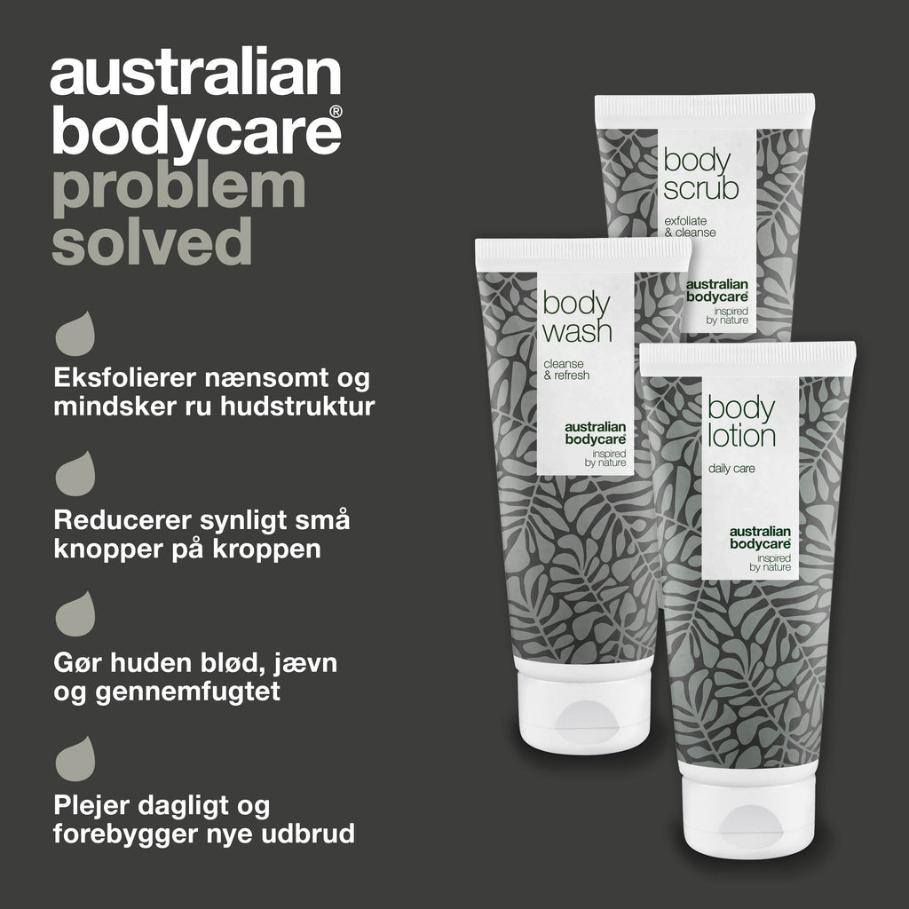 3-pak til keratosis pilaris — minimerer små røde knopper på kroppen fra keratosis pilaris