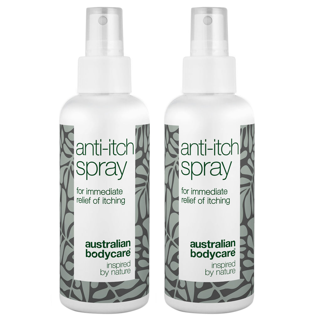 Spray til pleje ved kløende og irriteret hud på kroppen, ryggen & benene — Beroligende og lindrende til irriteret hud