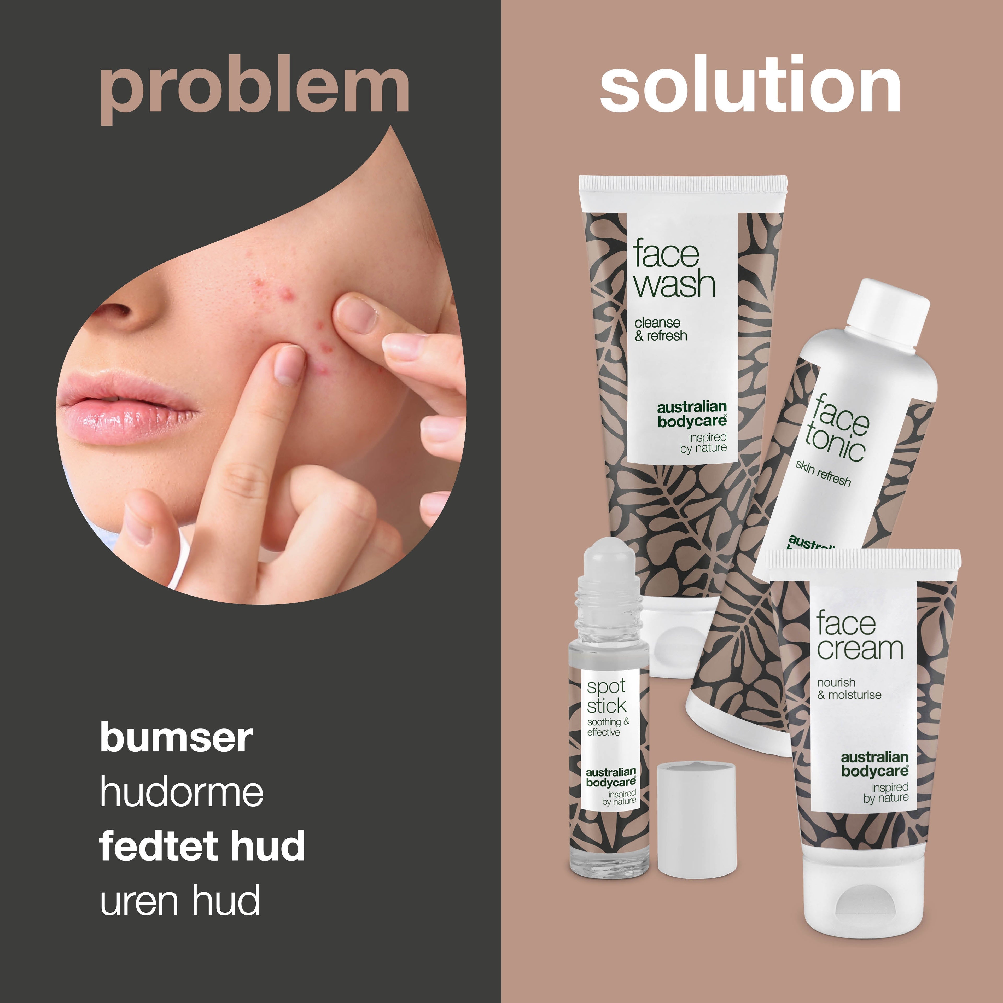 4 produkter til bumser på hagen — Ansigtsprodukter til daglig rens ved bumser på hagen