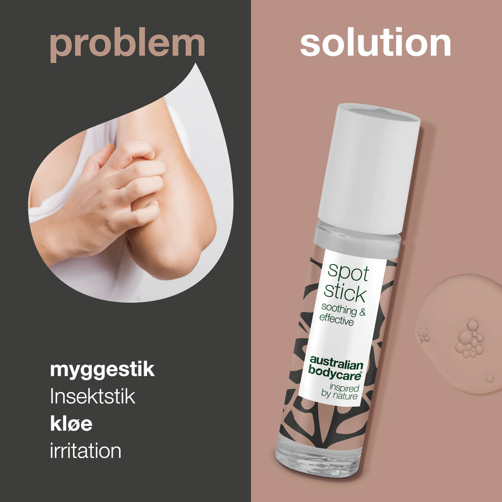 Stift til myggestik — Kløestillende stick mod bakterier og irritation ved insektbid