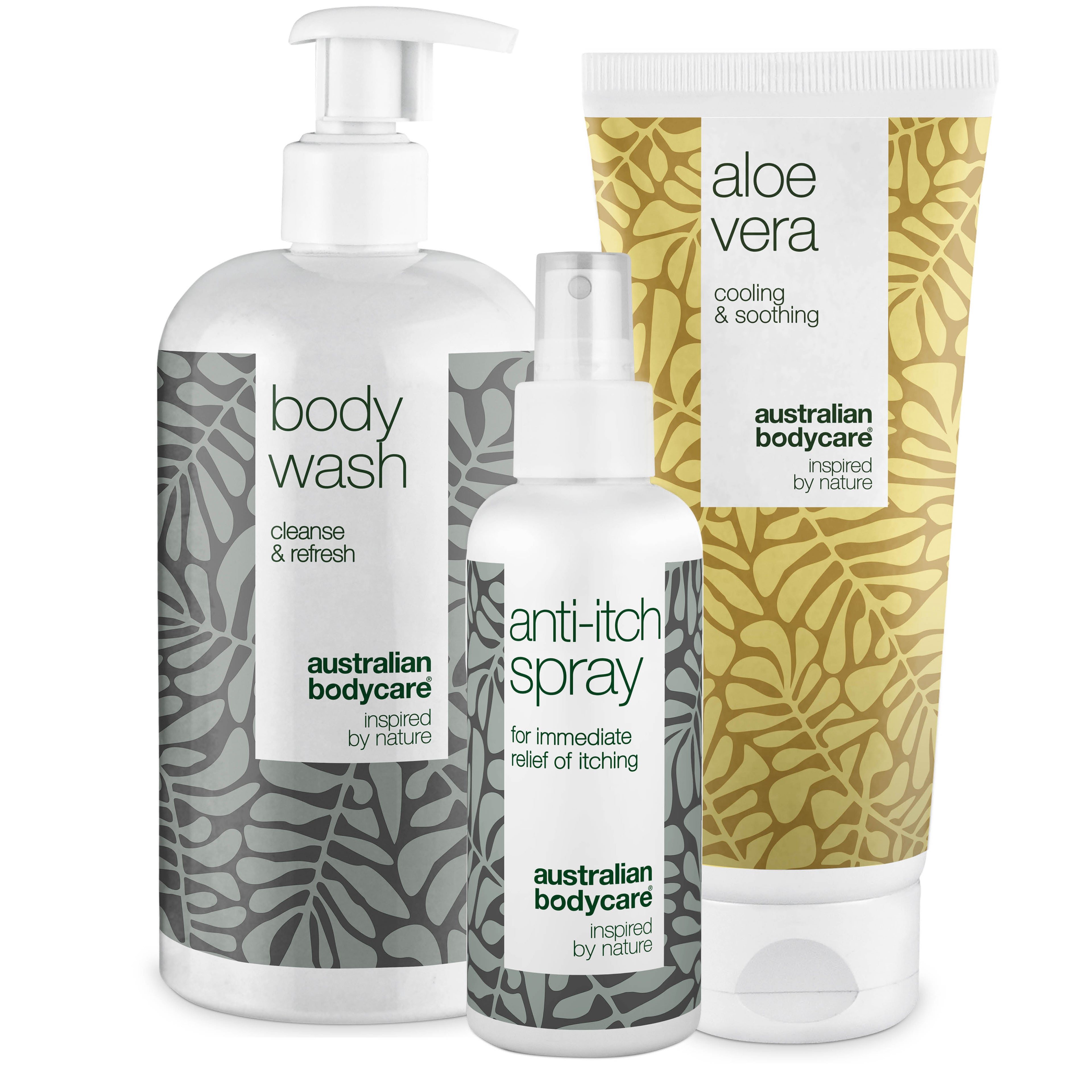 Aftersun pakken til rød og solskoldet hud — 3 produkter til pleje af solskoldning, sviende hud og ved soleksem