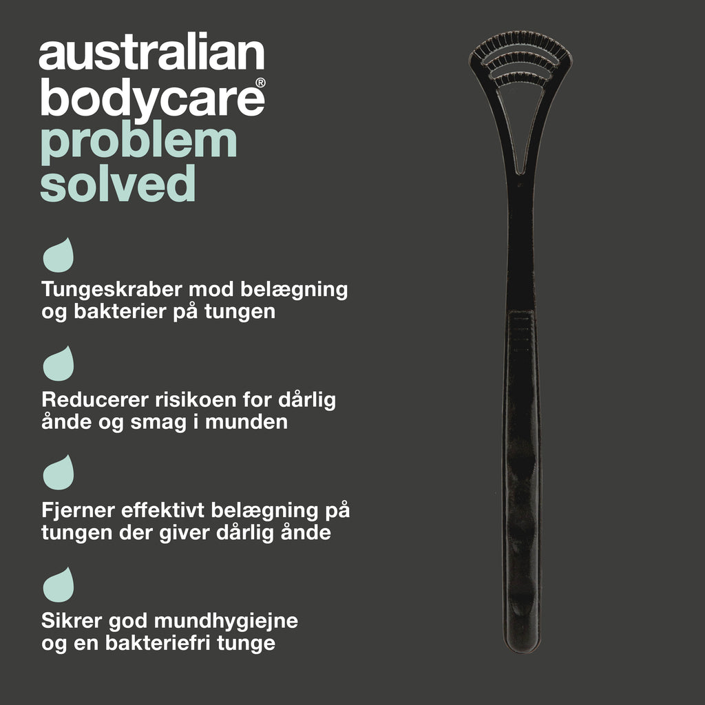 Tungeskraber til belægning og bakterier i munden — Renser tungen og minimerer risikoen for dårlig ånde