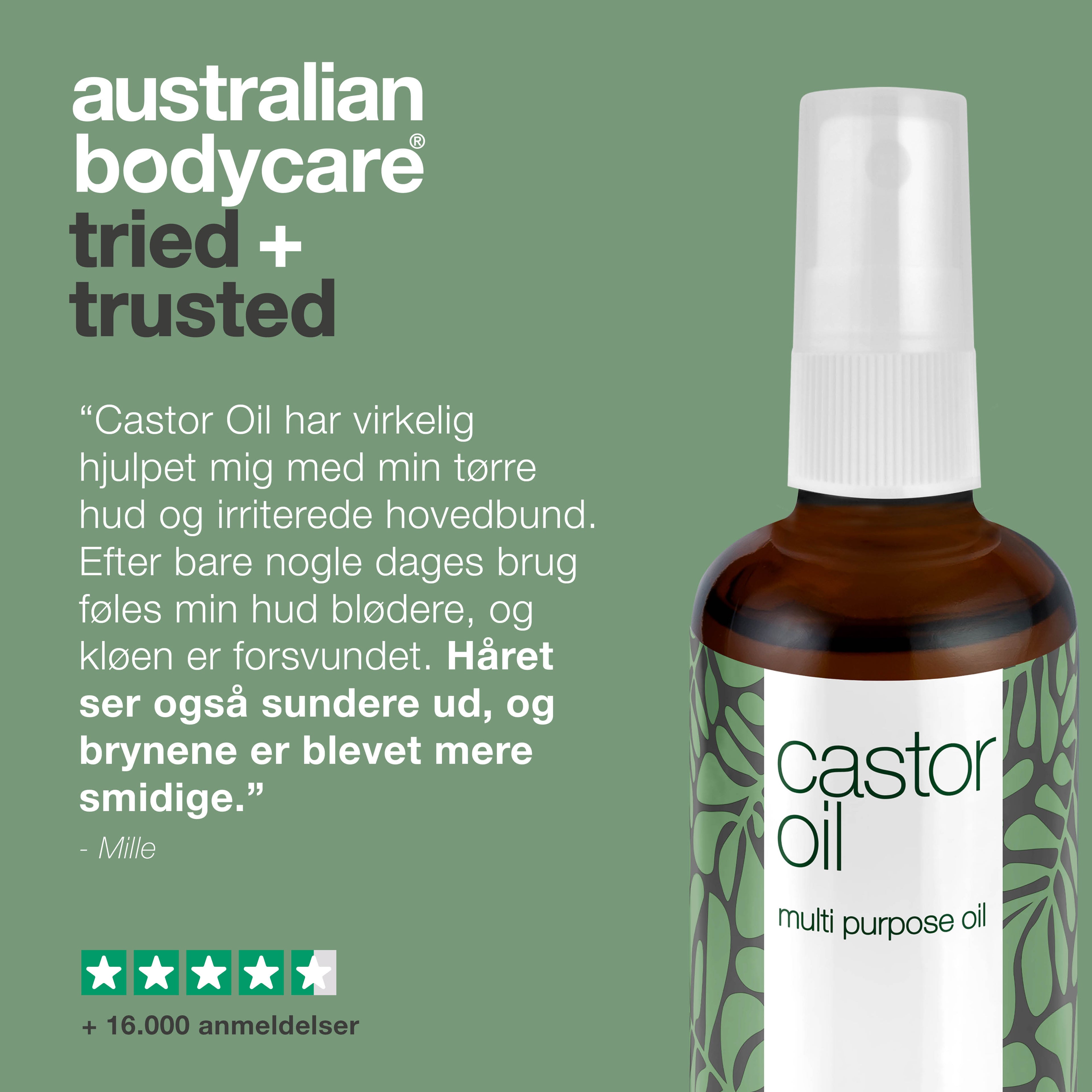 Castor Oil – Plejende ricinusolie til hud og hår