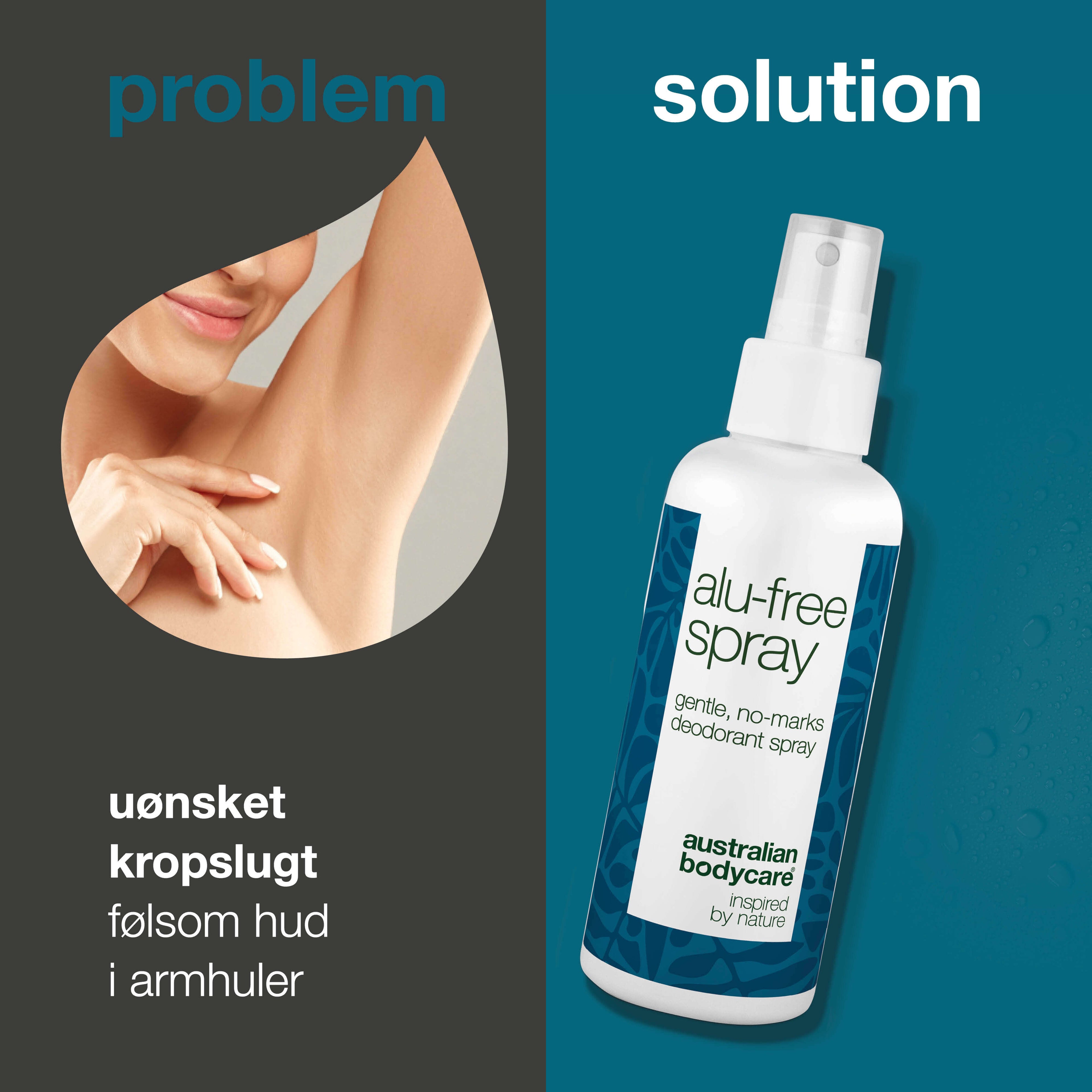 Deodorantspray uden aluminium
