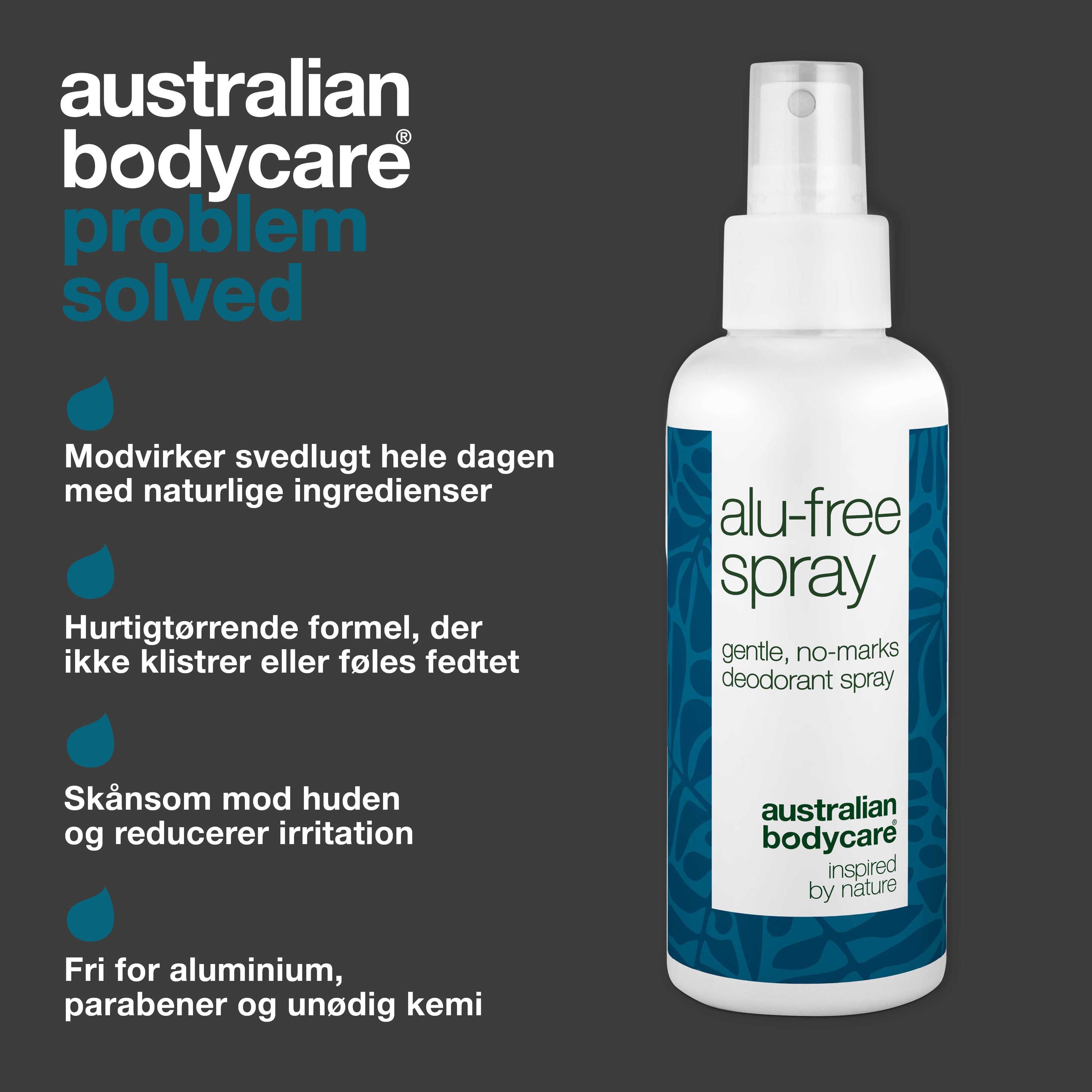 Deodorantspray uden aluminium