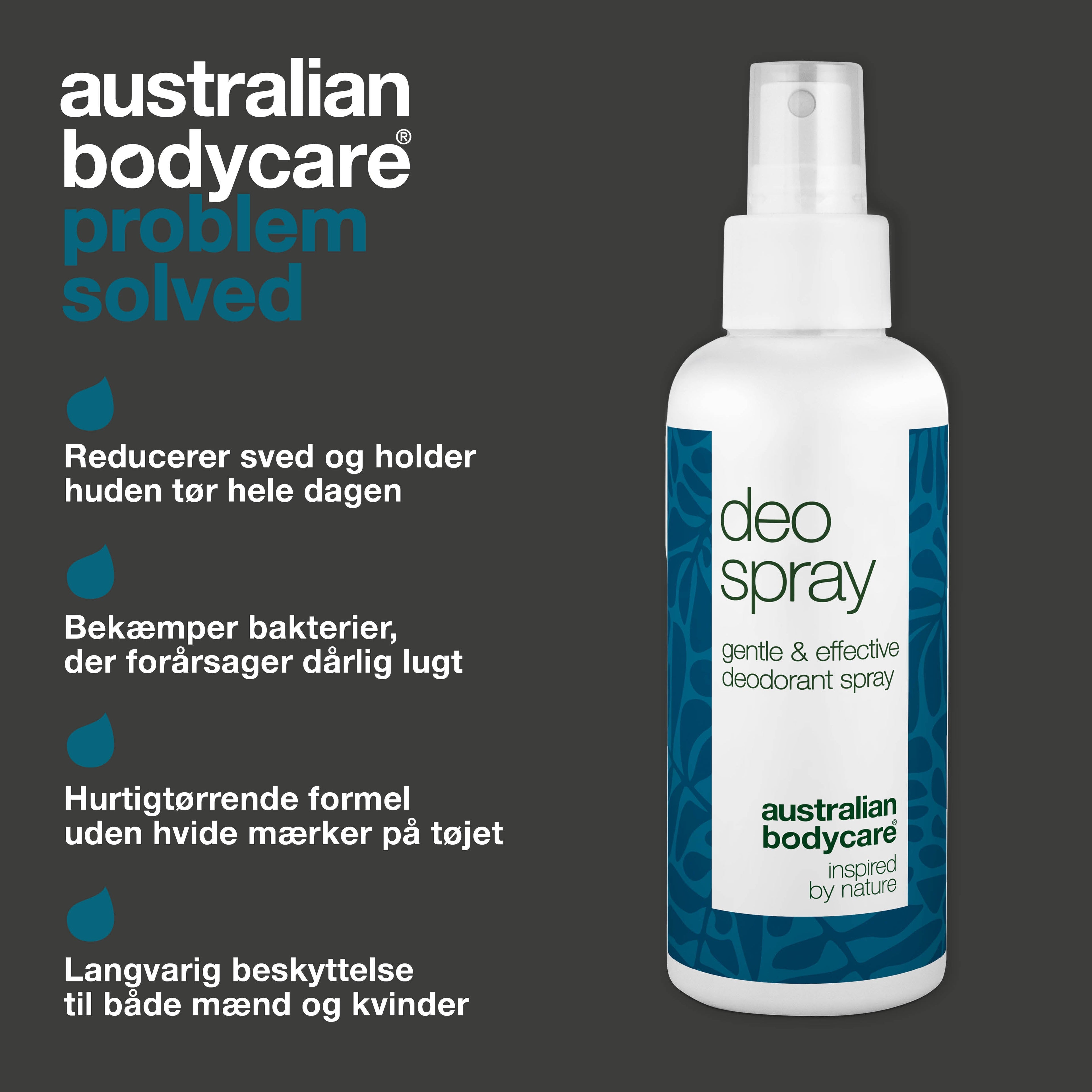Antiperspirant Deodorantspray – Effektiv mod sved og lugt — Bliv frisk hele dagen med denne deodorant. Kontrollerer sved, eliminerer lugt og er dermatologisk testet. Perfekt til alle hudtyper.