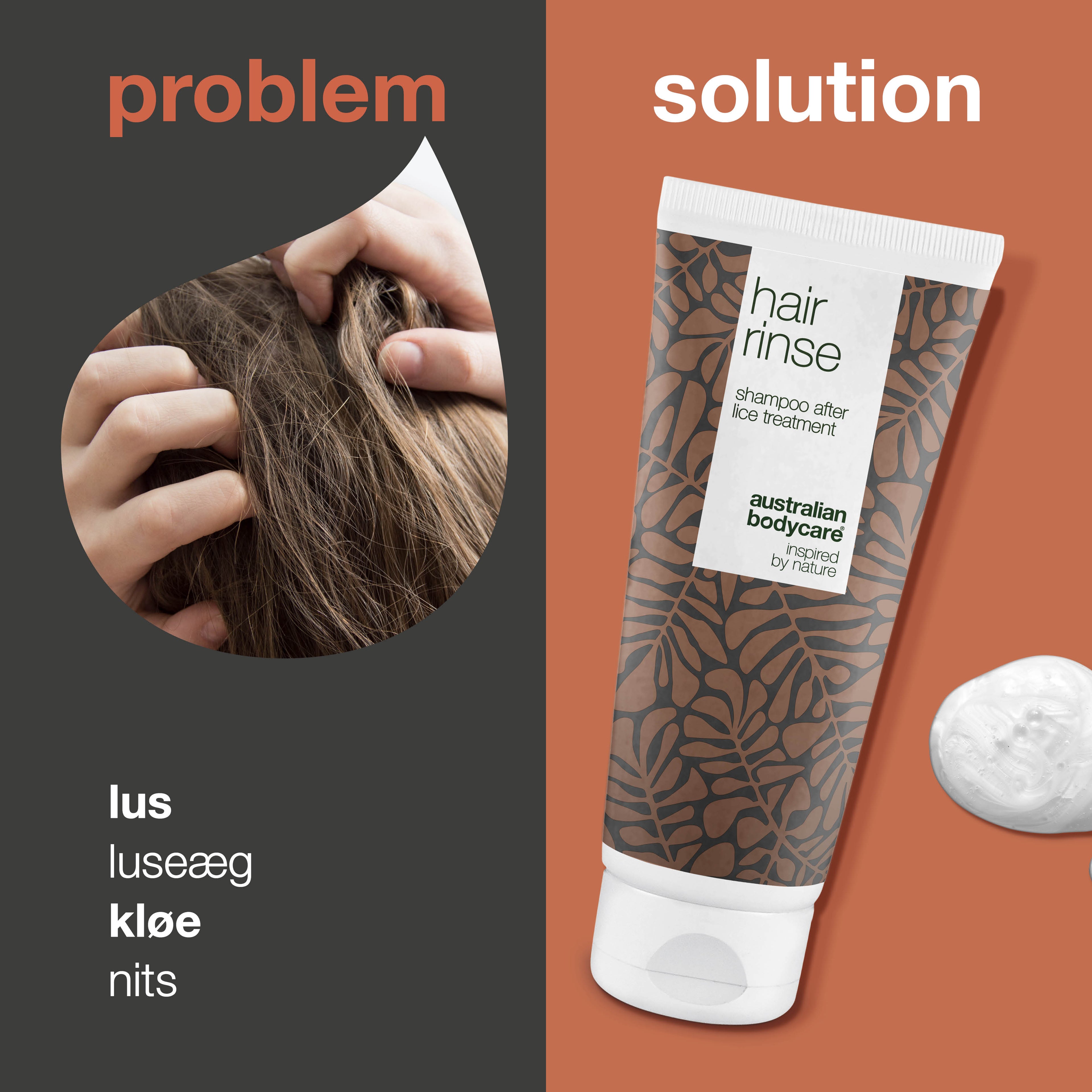 Luseshampoo med Tea Tree Oil — Forebyggende luseshampoo ved lusebehandling