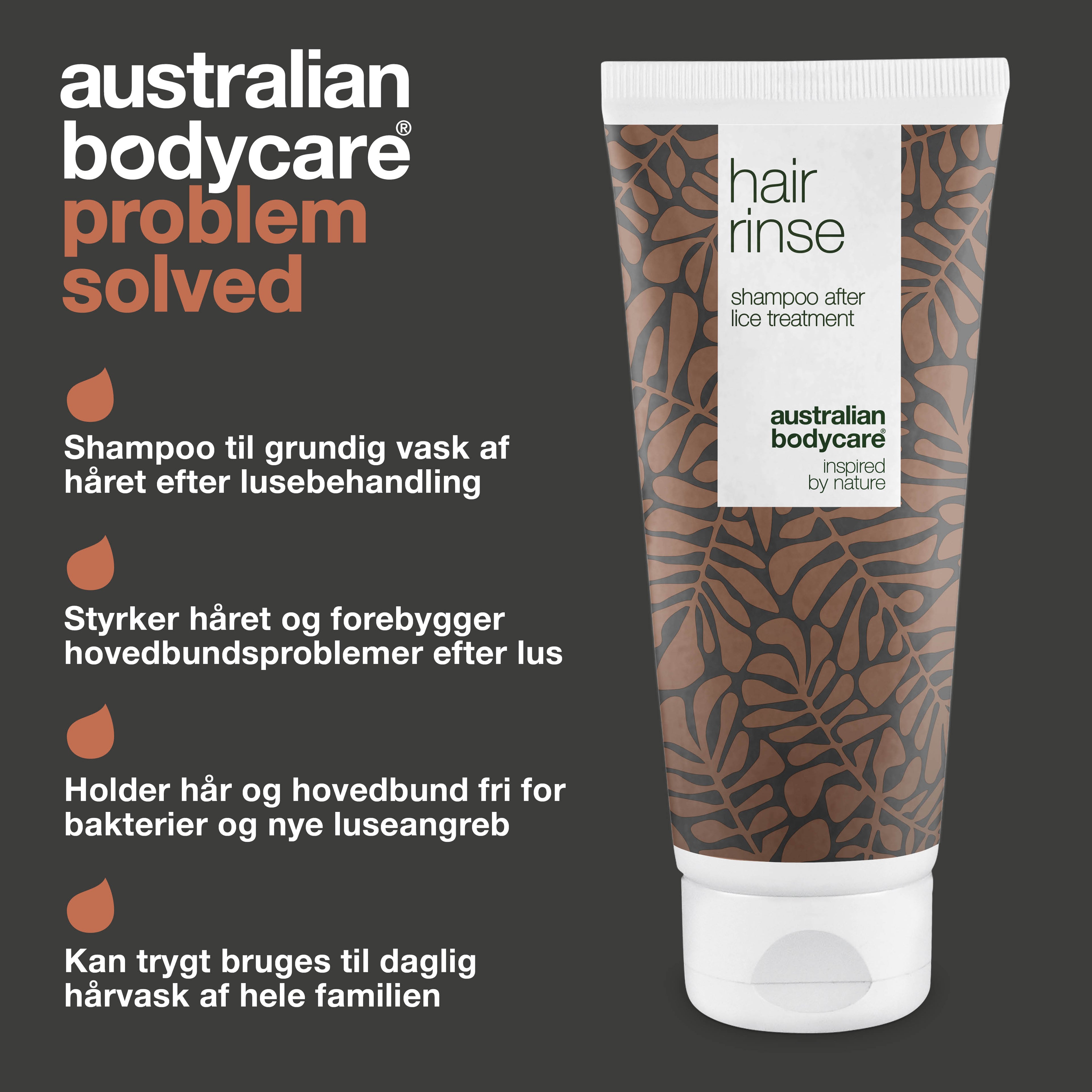 Luseshampoo med Tea Tree Oil — Forebyggende luseshampoo ved lusebehandling