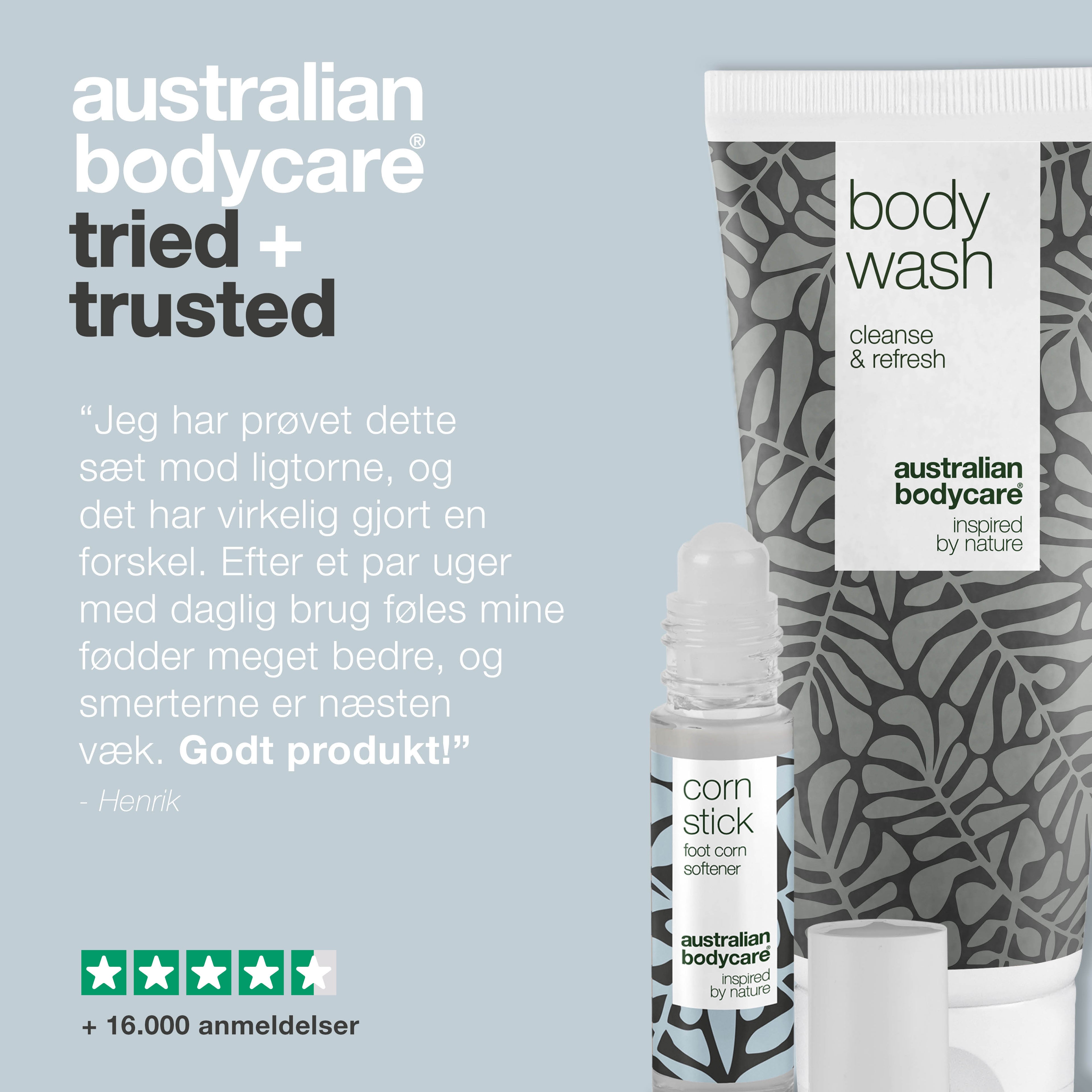 2 pak til pleje af ligtorne — 2 produkter til ligtorne og hård hud på fødderne