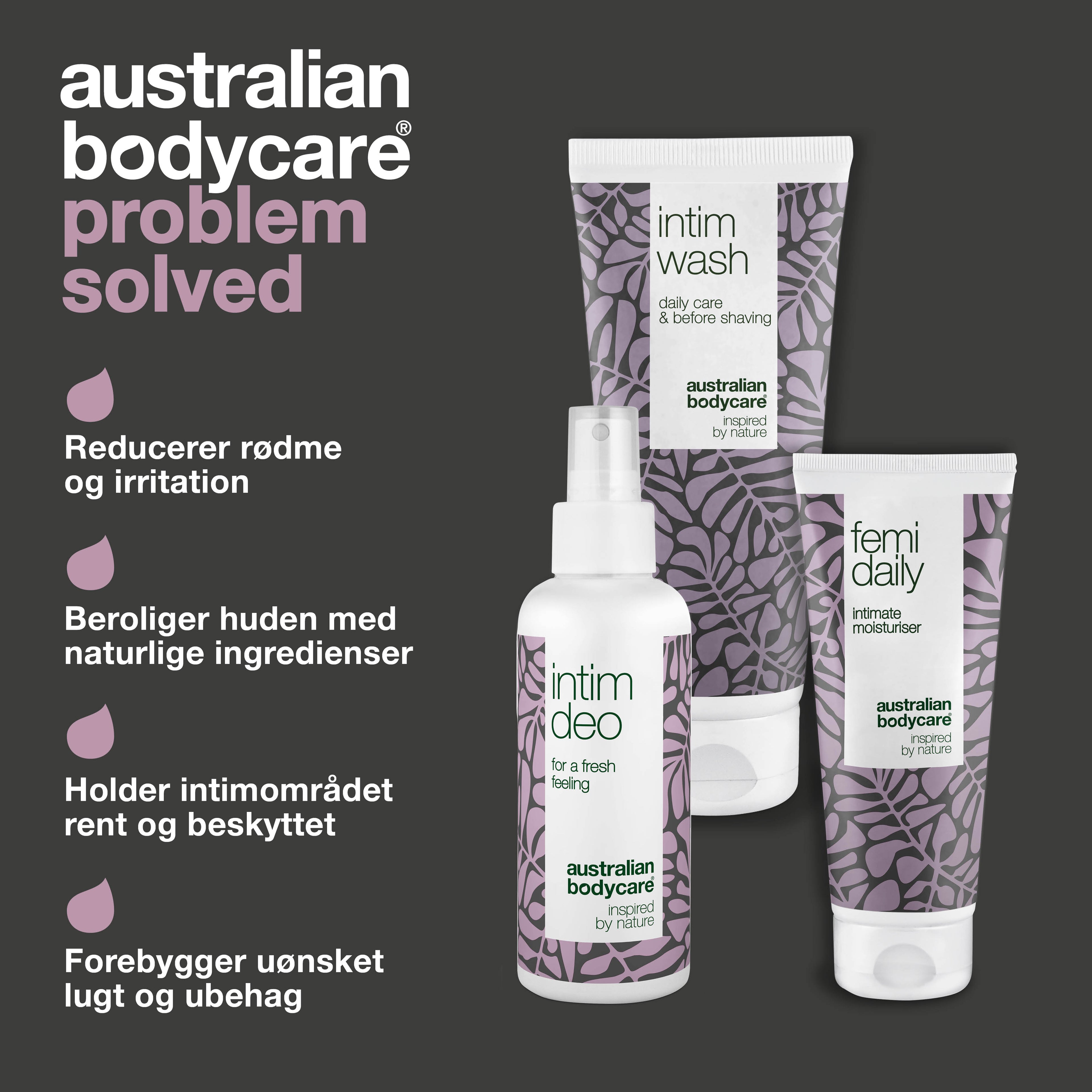 Pakke til pleje ved bakteriel vaginose — Intimprodukter mod uønsket lugt, kløe og svie