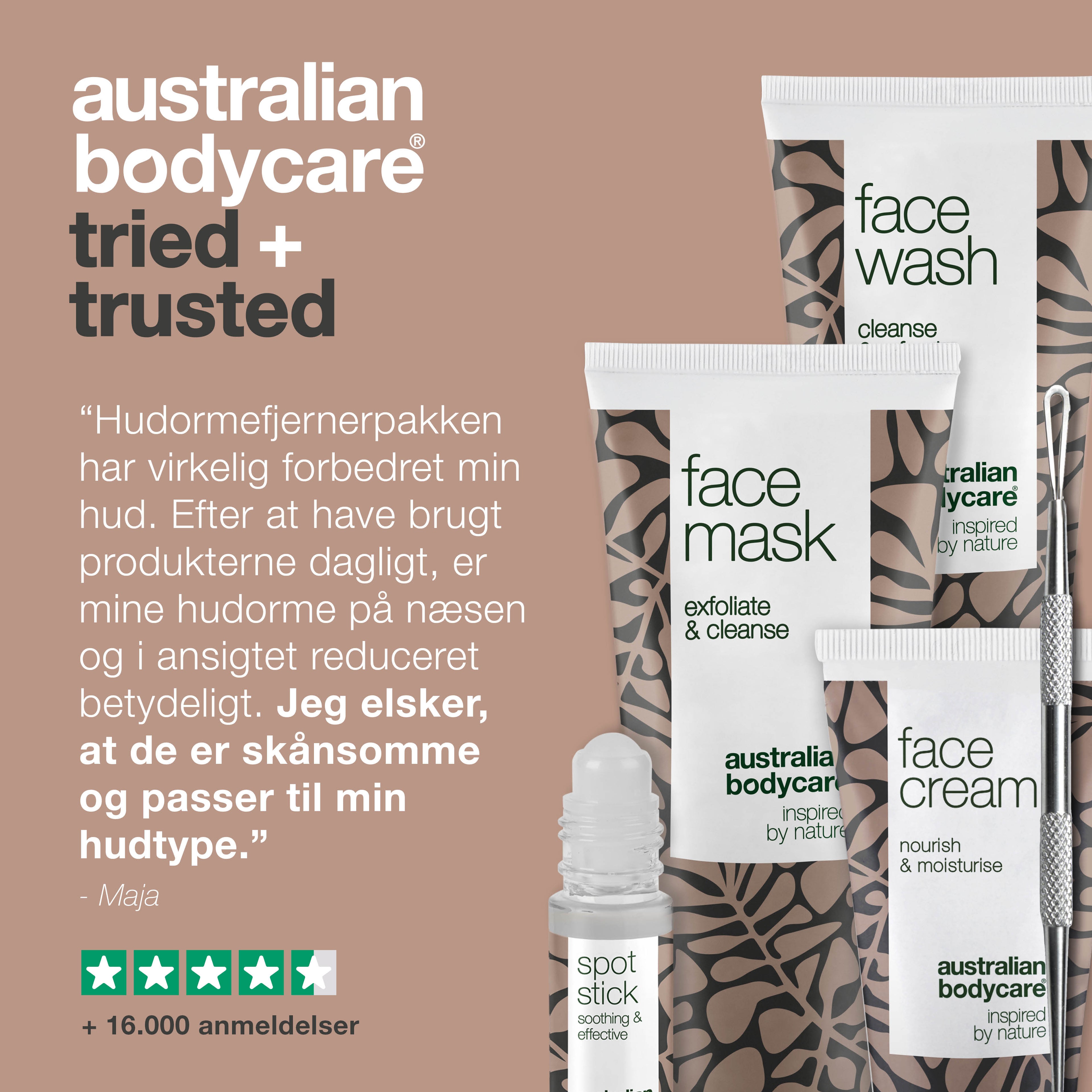 Hudormefjernerpakken — 5 produkter til at fjerne hudorme på næsen og i ansigtet