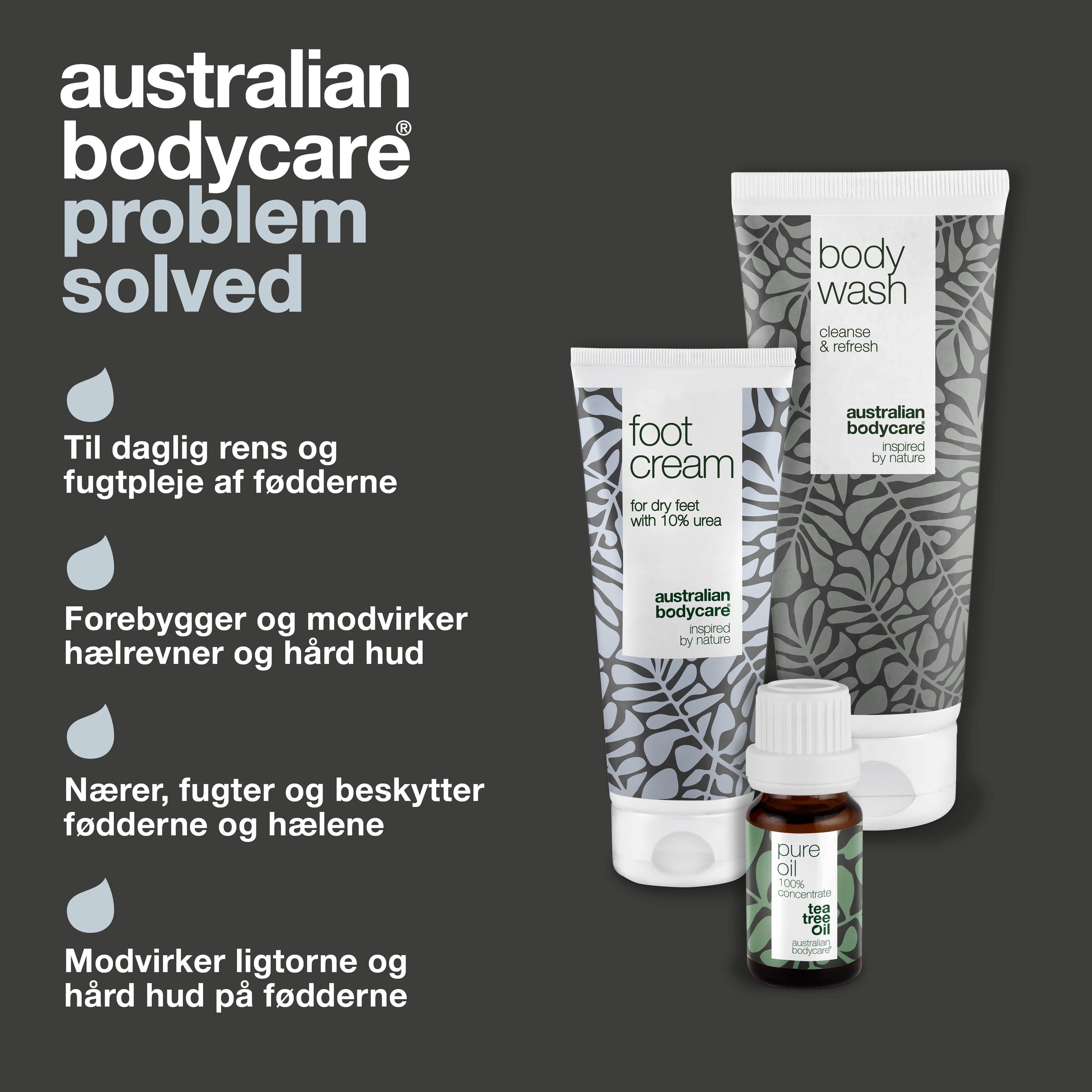 3 pak til hård hud på fødder og hæle — Modvirker og forebygger hælrevner og hård hud på fødderne