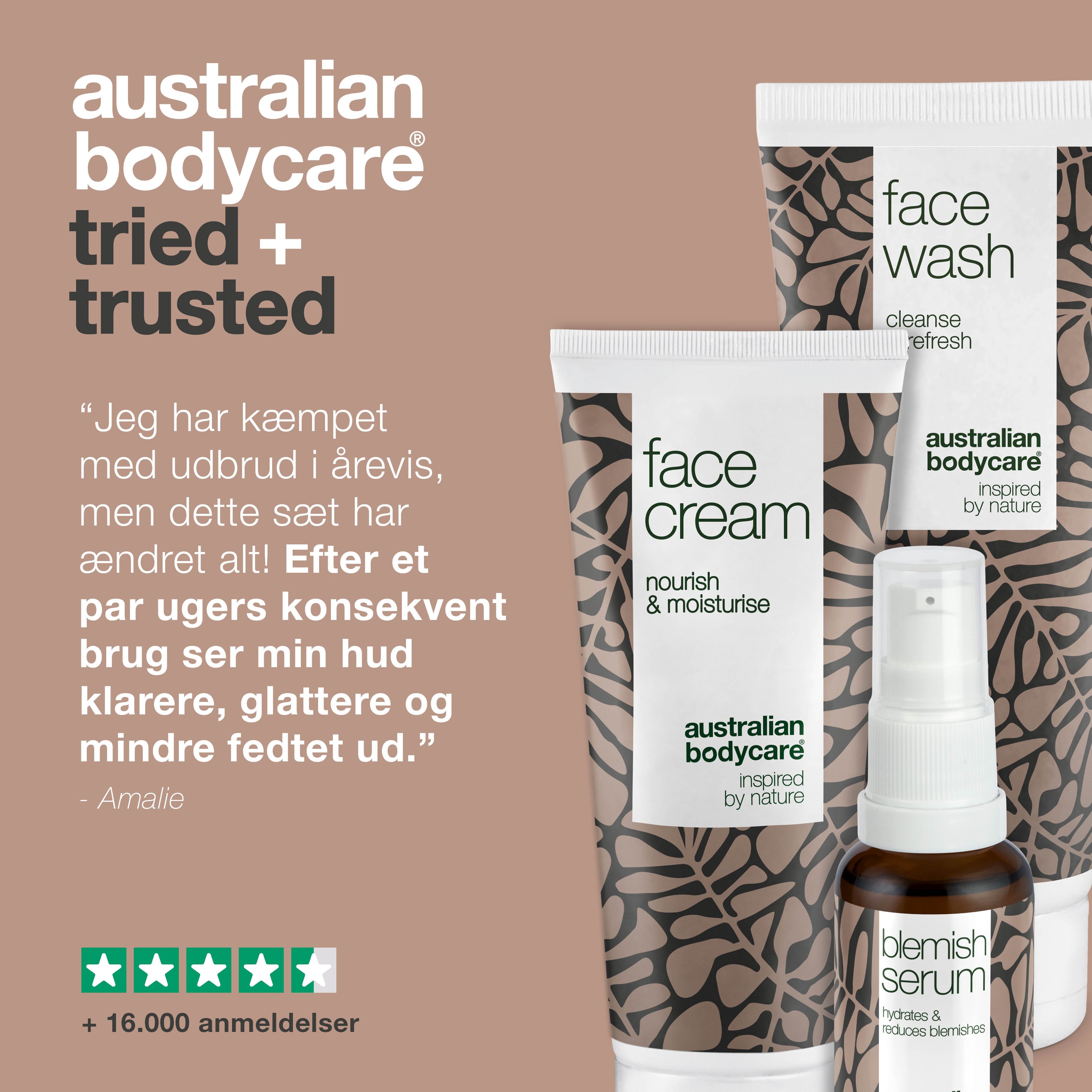 Sæt til uren hud og bumser — 3 produkter til daglig pleje ved akne og fedtet hud