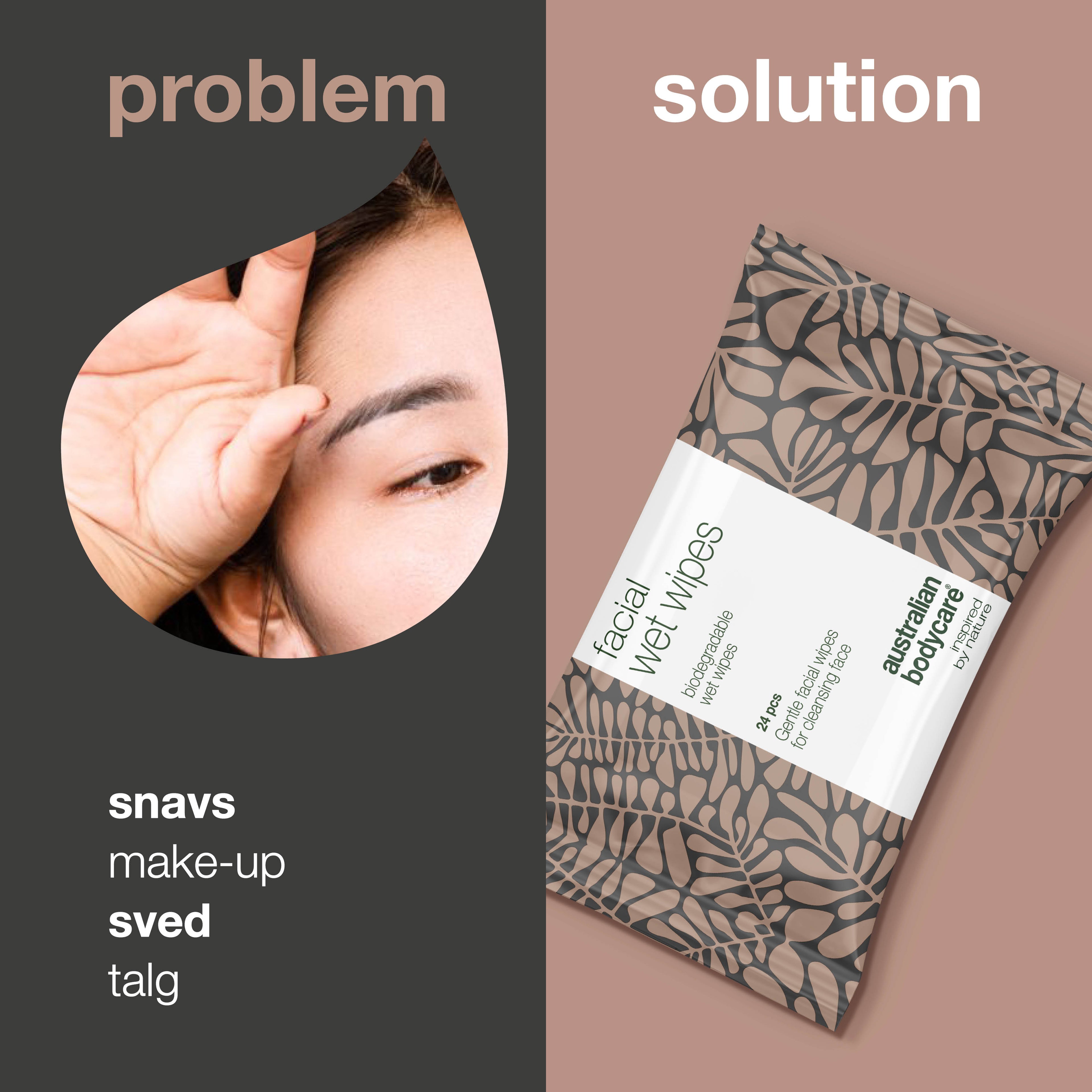 Renseservietter til ansigtet 24 stk.