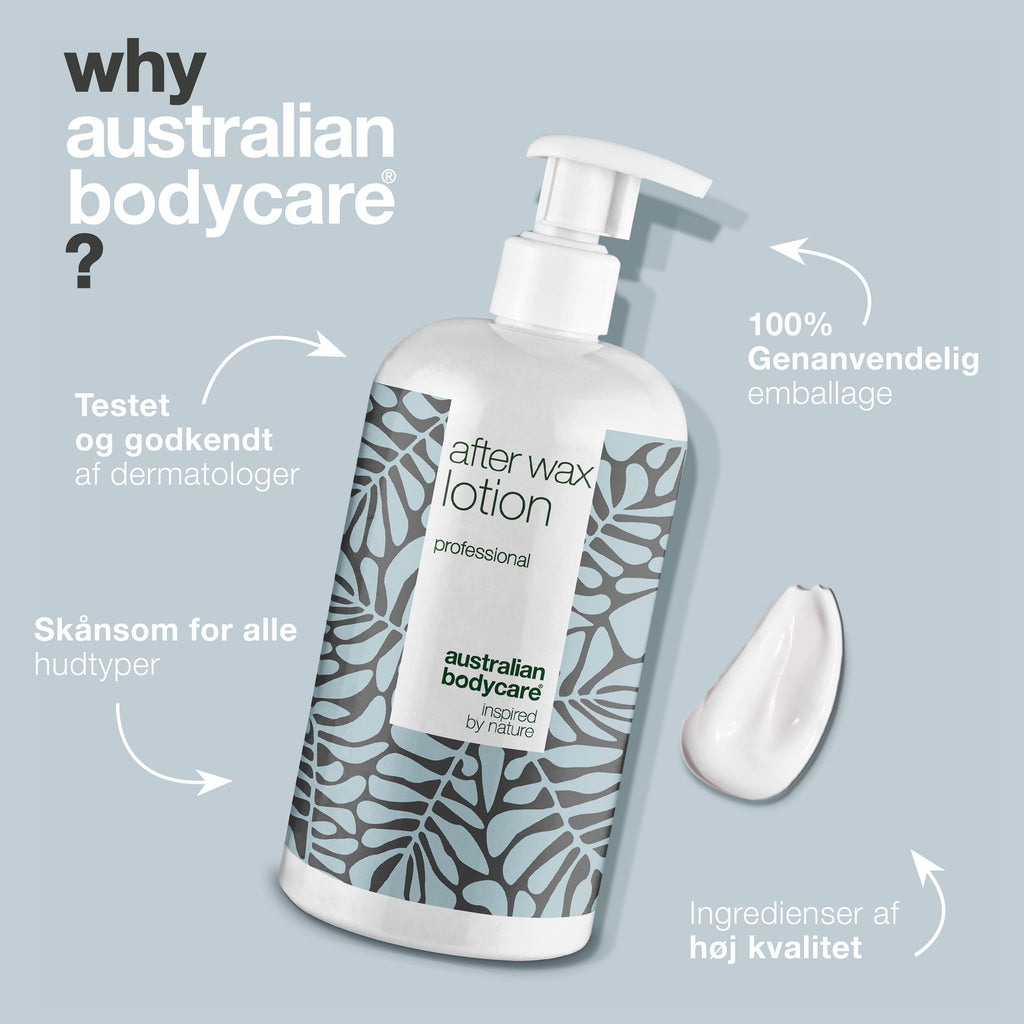 Professionel After Wax Lotion — Lotion til brug efter voksbehandling, bikini voksbehandling eller brazilian wax