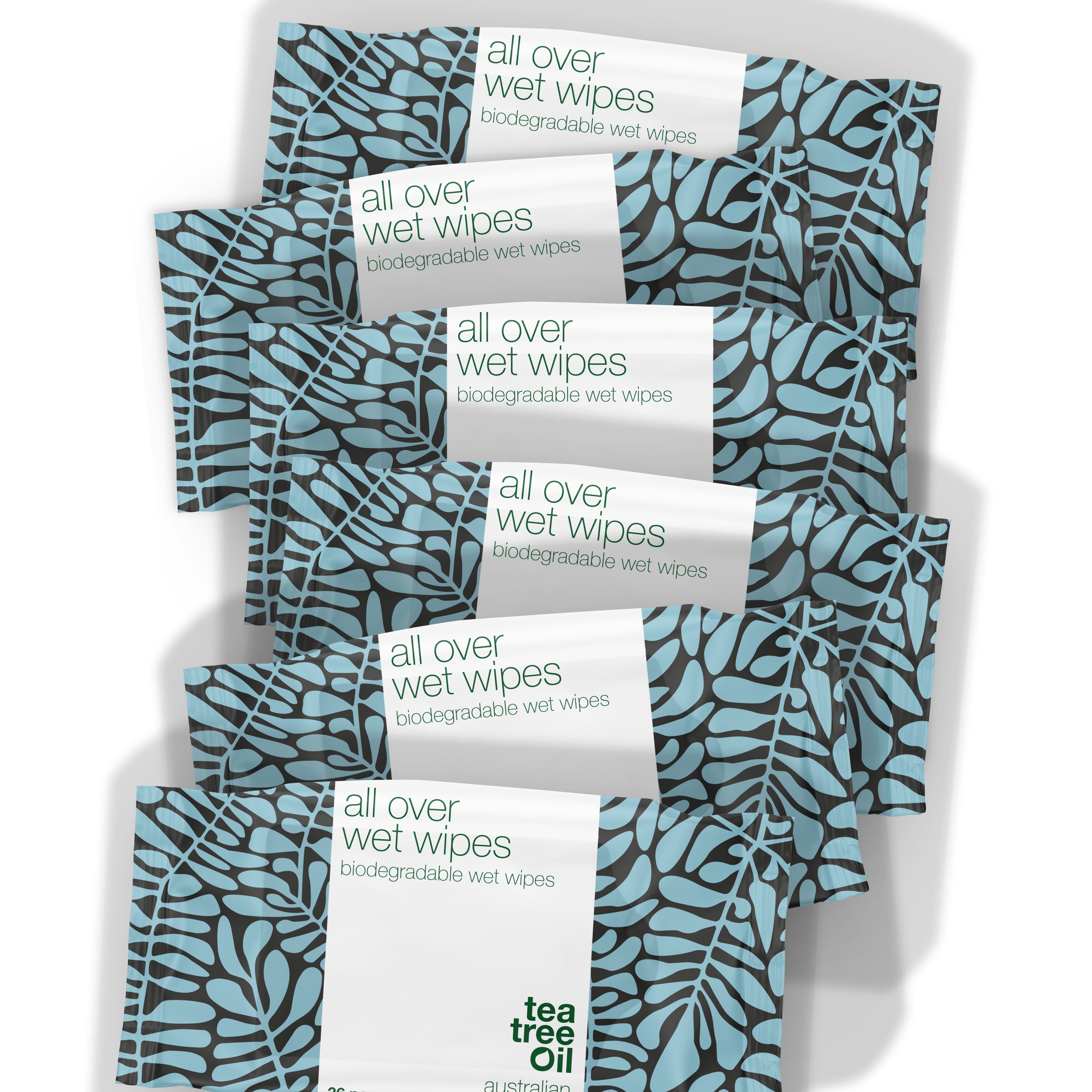 Tea Tree Oil Vådservietter (36 stk.) — Et effektivt produkt til at rense, opfriske eller rengøring af huden