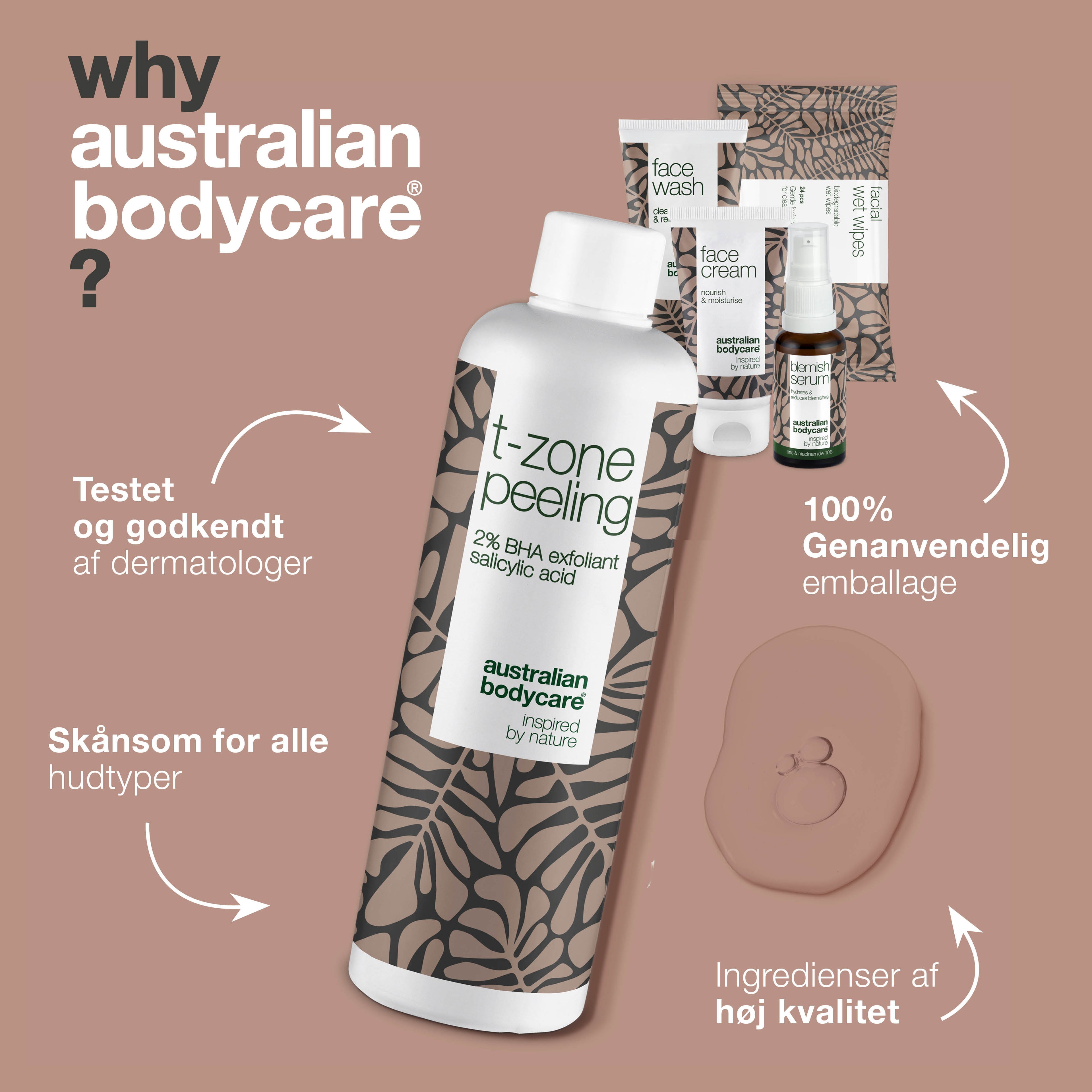 BHA T-Zone Peeling Pakken — Modvirker og forebygger fedtet hud i T-zone