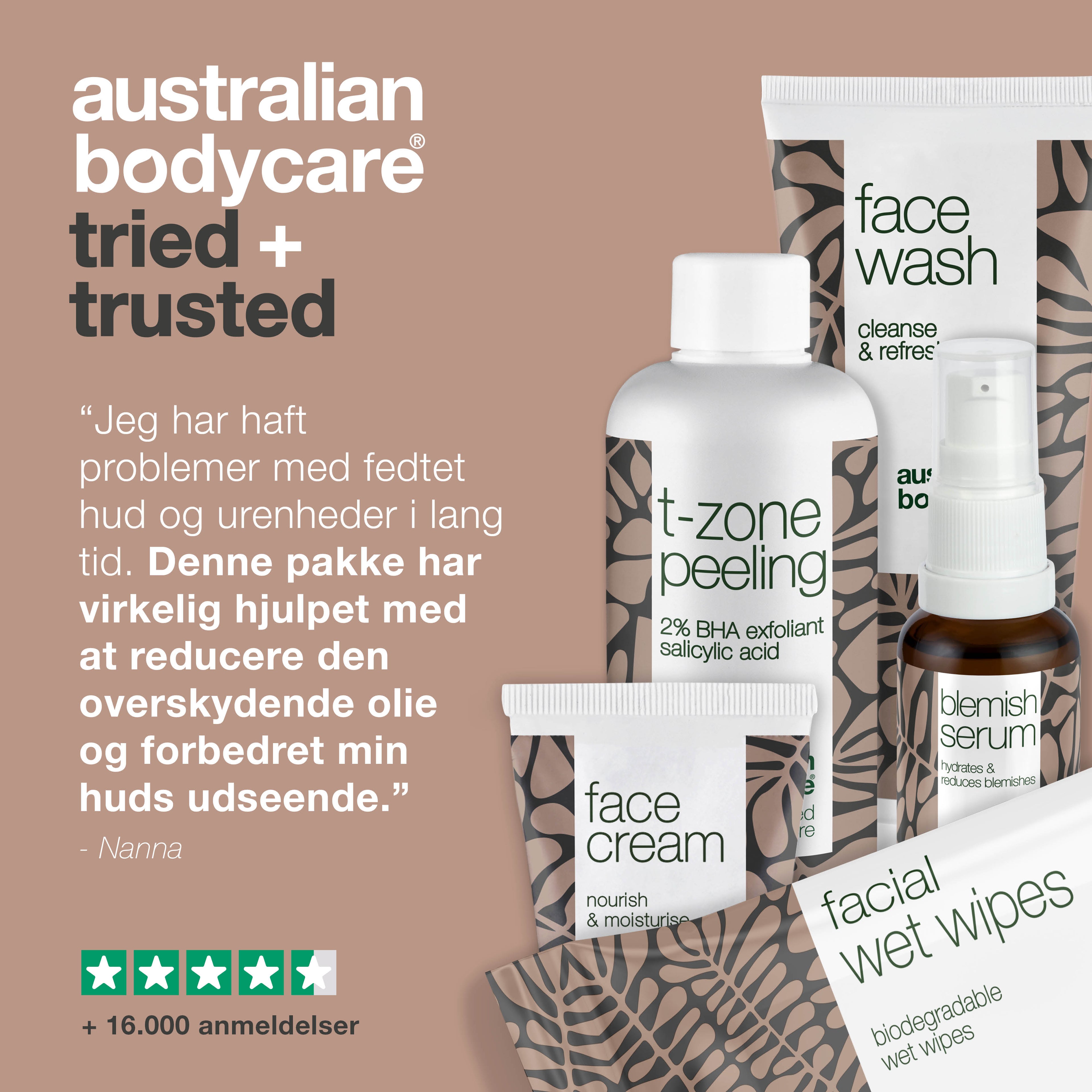 BHA T-Zone Peeling Pakken — Modvirker og forebygger fedtet hud i T-zone