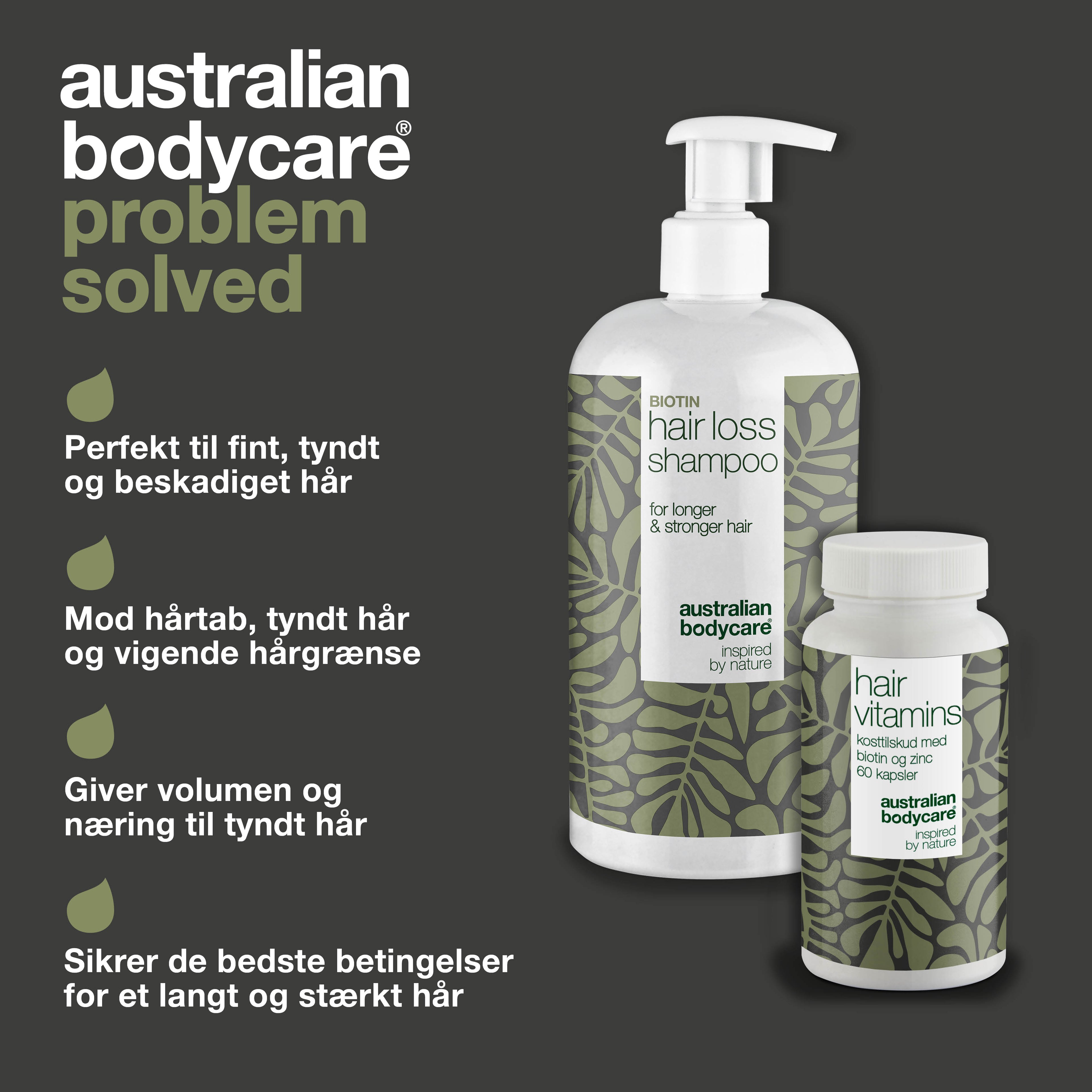 Shampoo og hårvitaminer til håret — Produkter til at vedligeholde et normalt hår