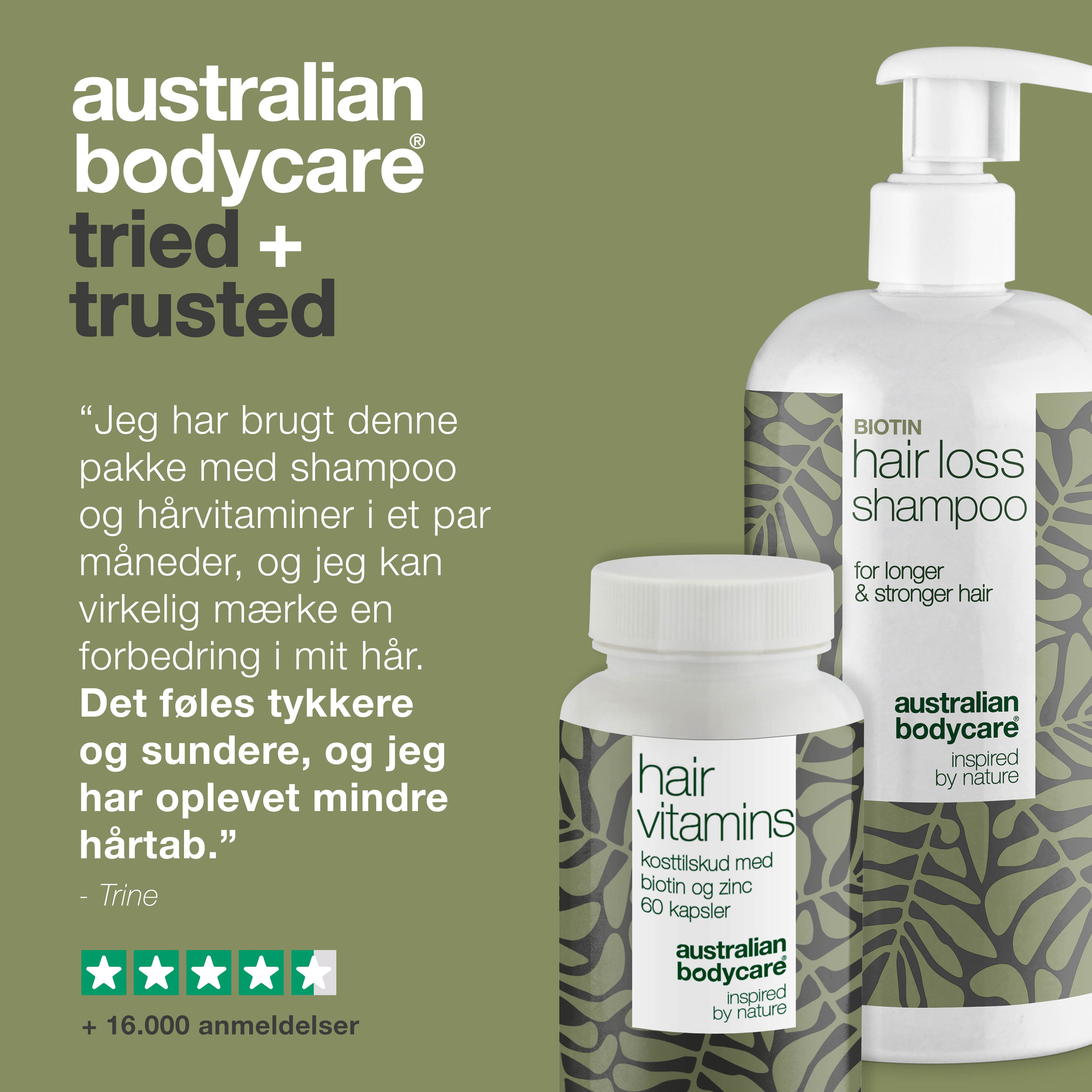 Shampoo og hårvitaminer til håret — Produkter til at vedligeholde et normalt hår