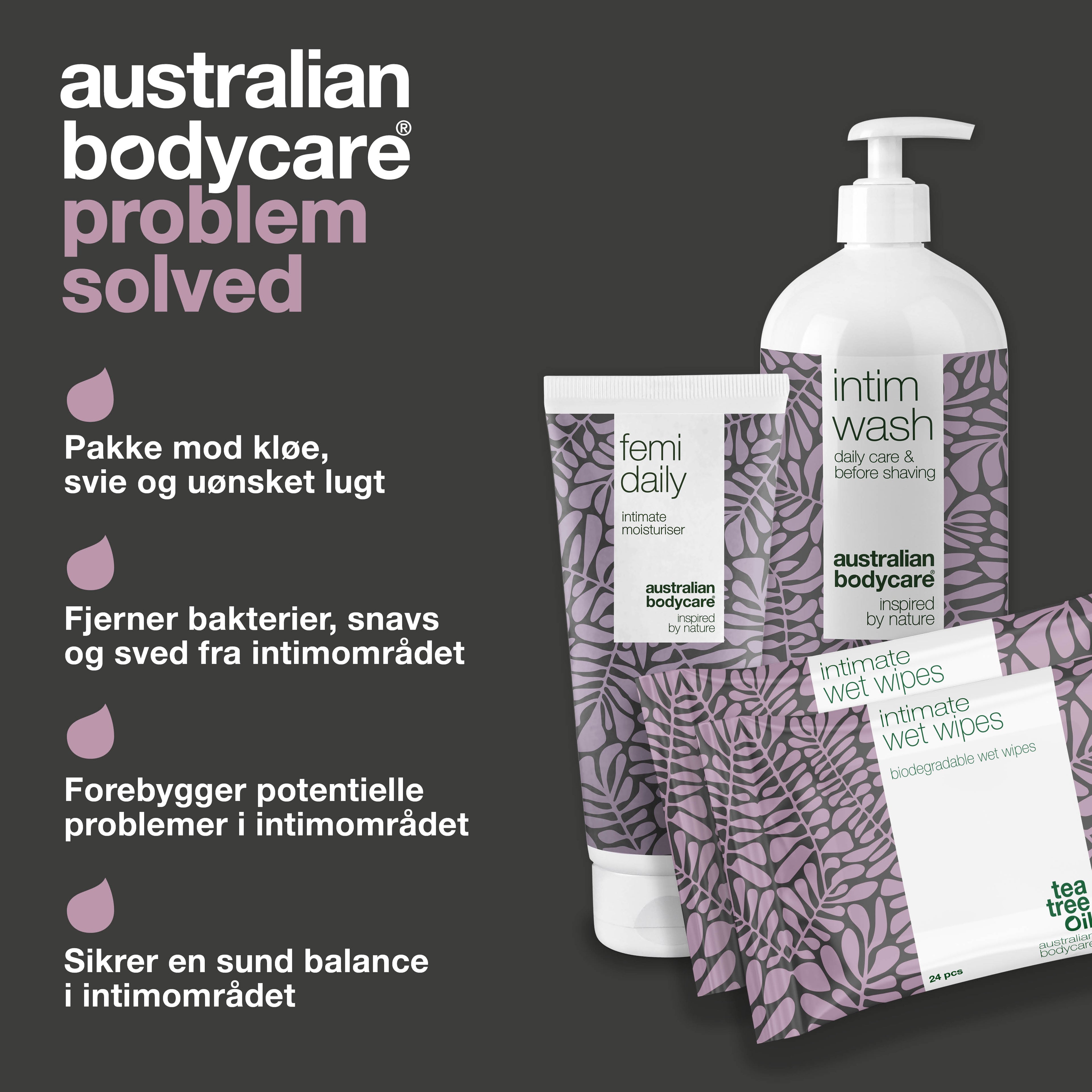 Pakke til intim irritation — Intimprodukter til kløe, svie, tørhed og intim irritation