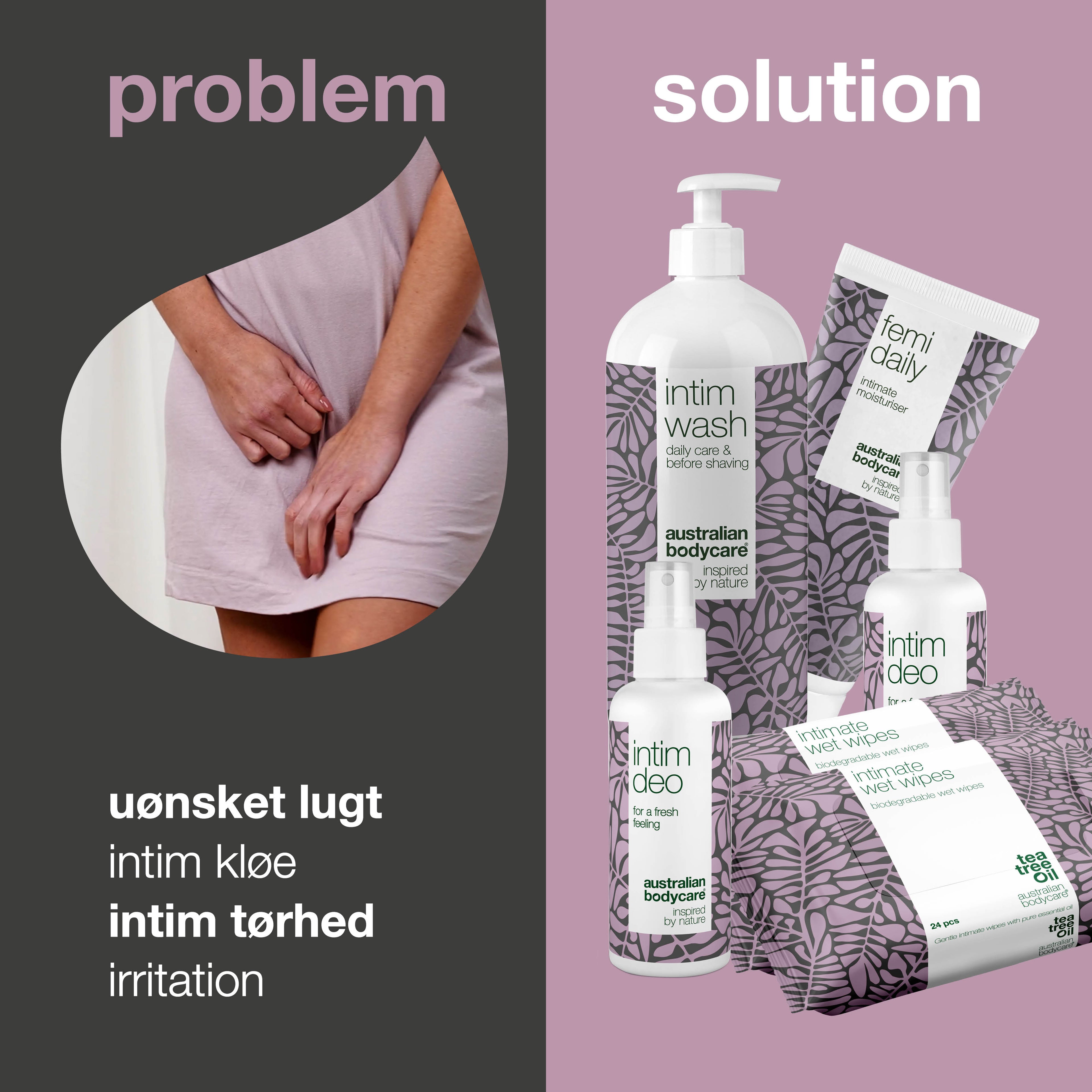 Pakke til uønsket lugt — Intimprodukter mod lugt fra underlivet