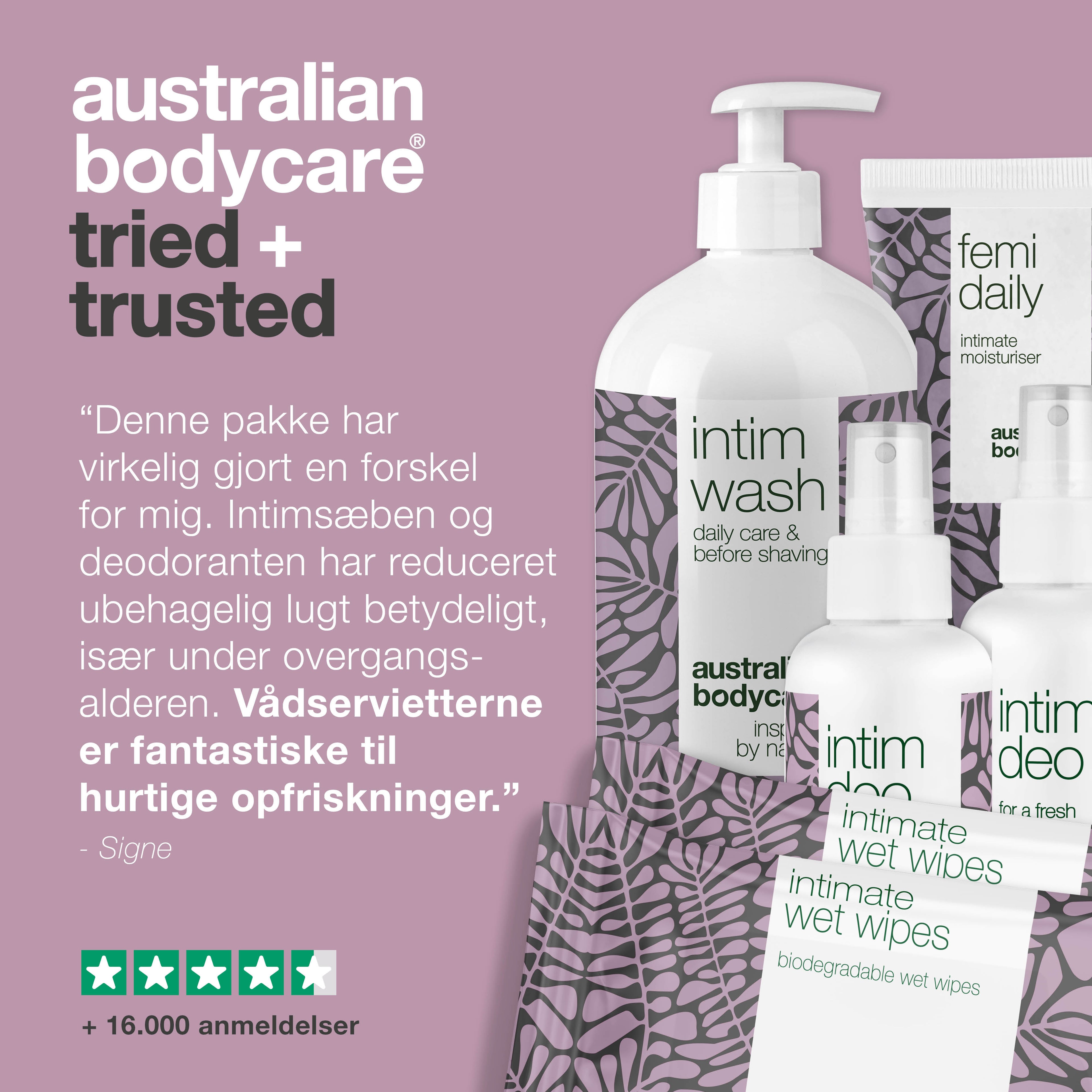 Pakke til uønsket lugt — Intimprodukter mod lugt fra underlivet