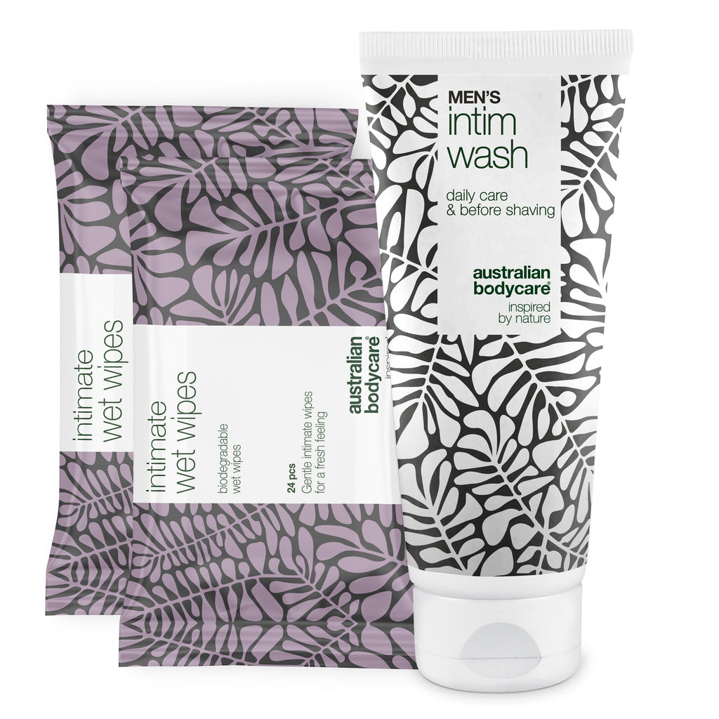 Pakke til pleje ved nakkeost — Fjerner og forebygger smegma i intimområdet