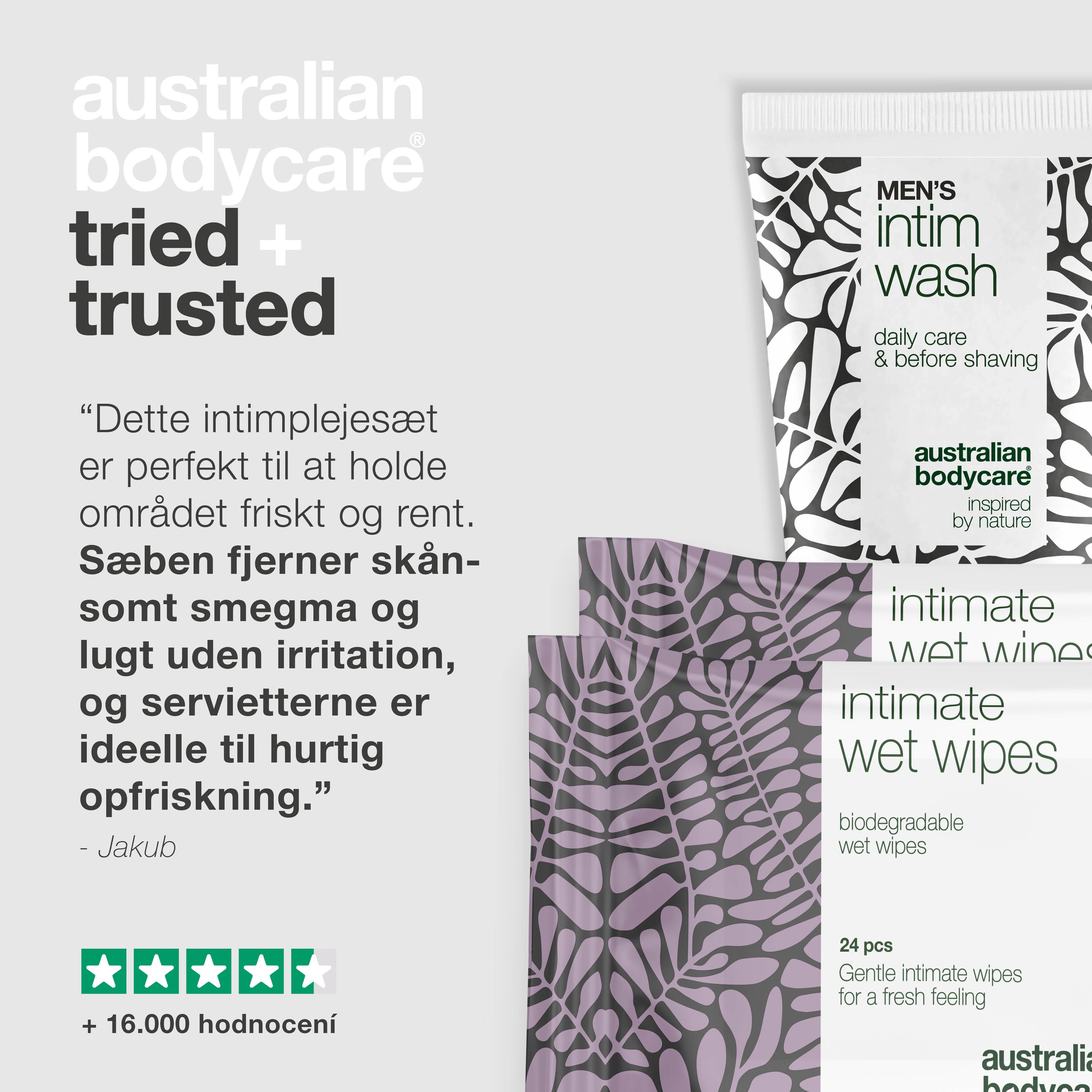 Pakke til pleje ved smegma — Renser intimområdet og forebygger nakkeost