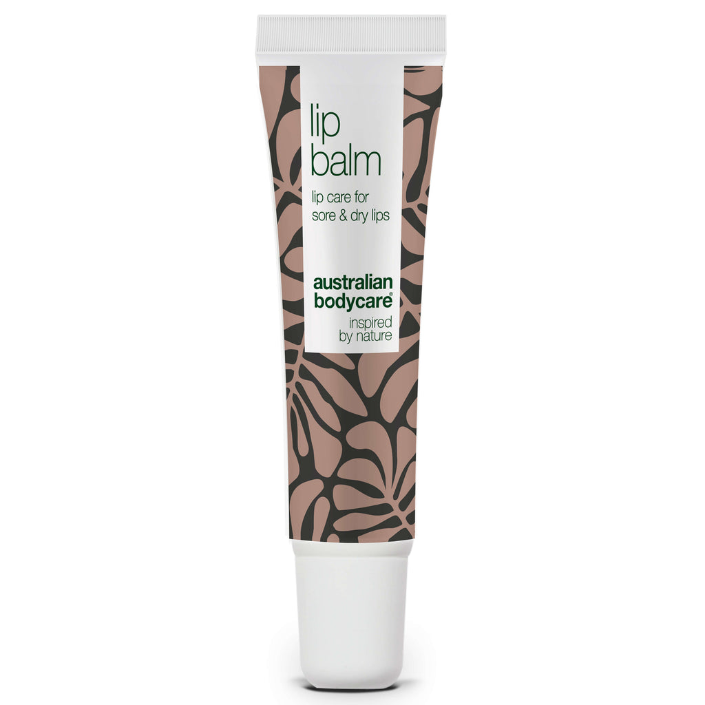 Læbepomade til pleje af tørre læber — Lip balm med Tea Tree Oil til tørre læber og pleje ved forkølelsessår