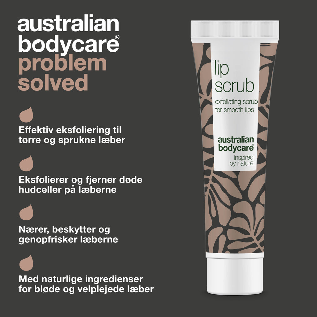 Lip Scrub til pleje af tørre læber