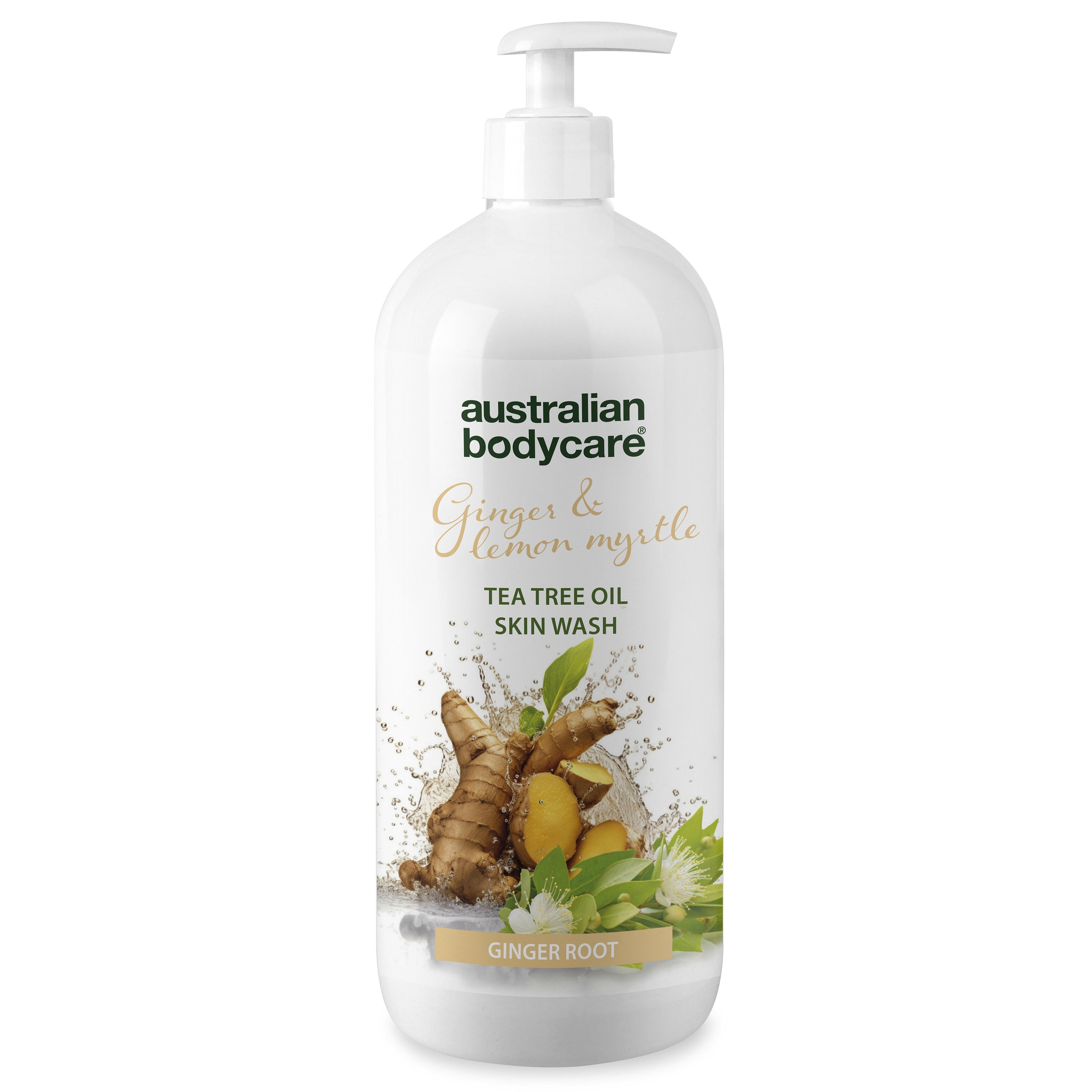 Professionel Ginger & Lemon Skin Wash — Professionel body wash med Tea Tree Oil og Ingefær