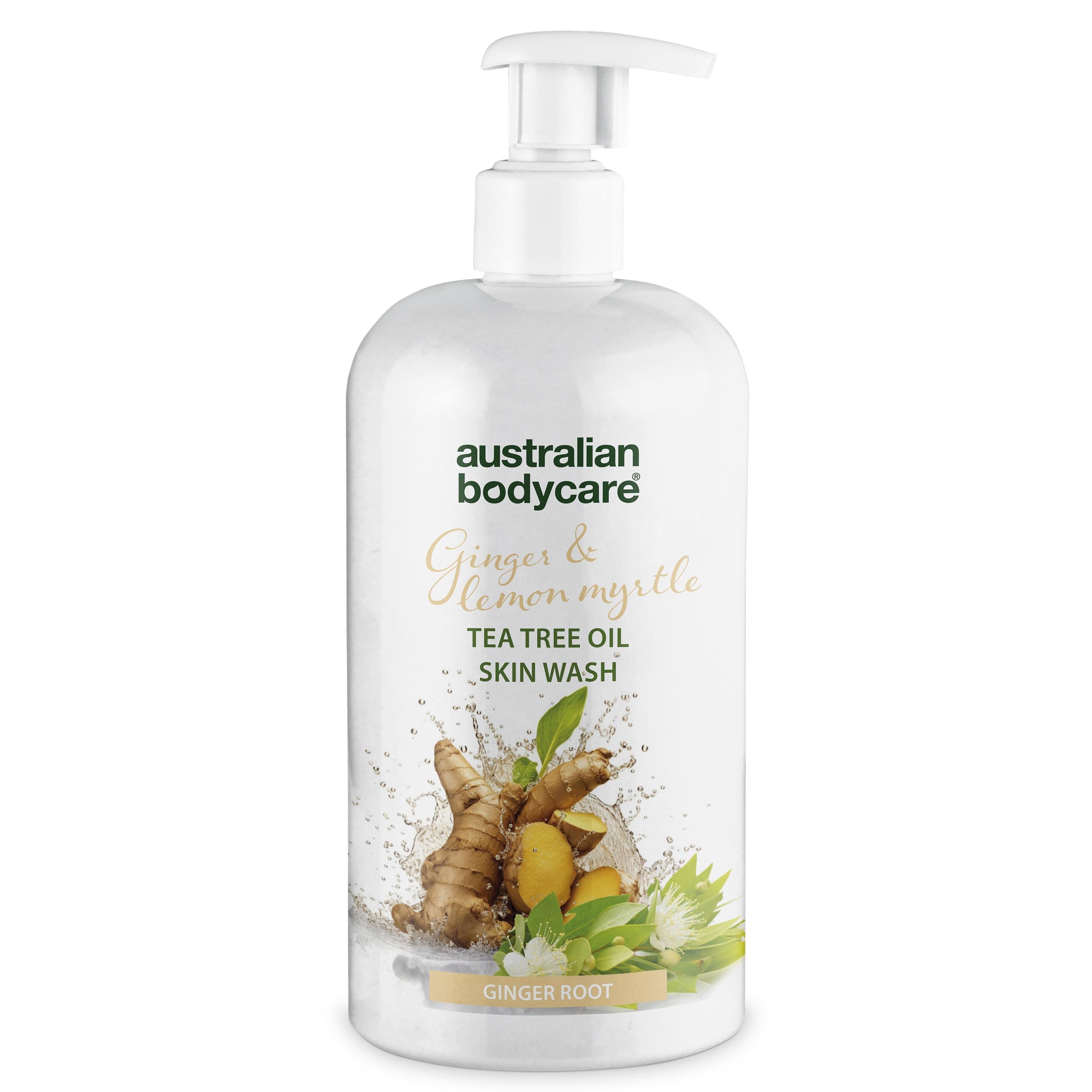 Professionel Ginger & Lemon Skin Wash — Professionel body wash med Tea Tree Oil og Ingefær