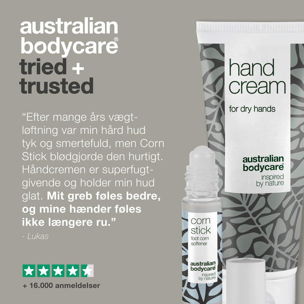 Pakke til Hård Hud i Hænderne ved træning — Naturlig Pleje for Aktive Hænder