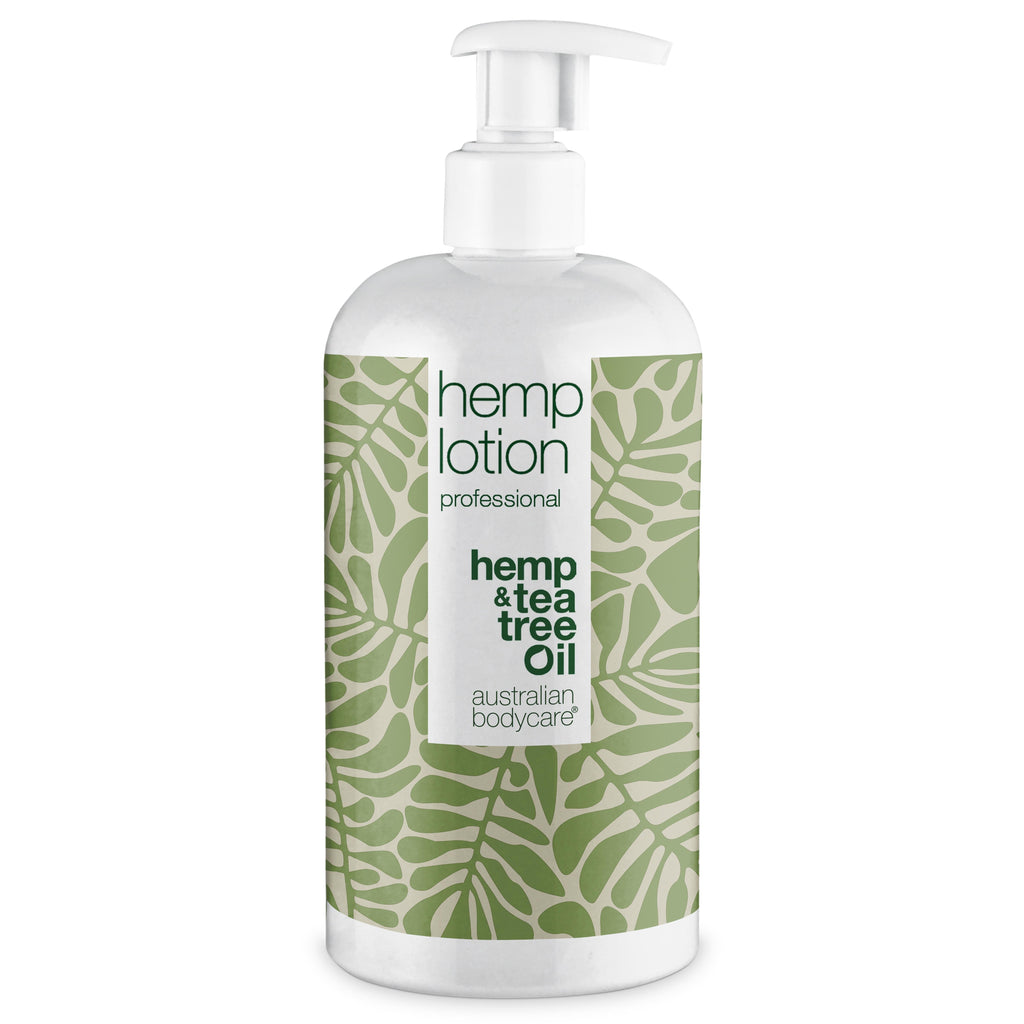 Hamp Body lotion — Fugtpleje med Hamp Olie til tør hud og mod bumser på kroppen