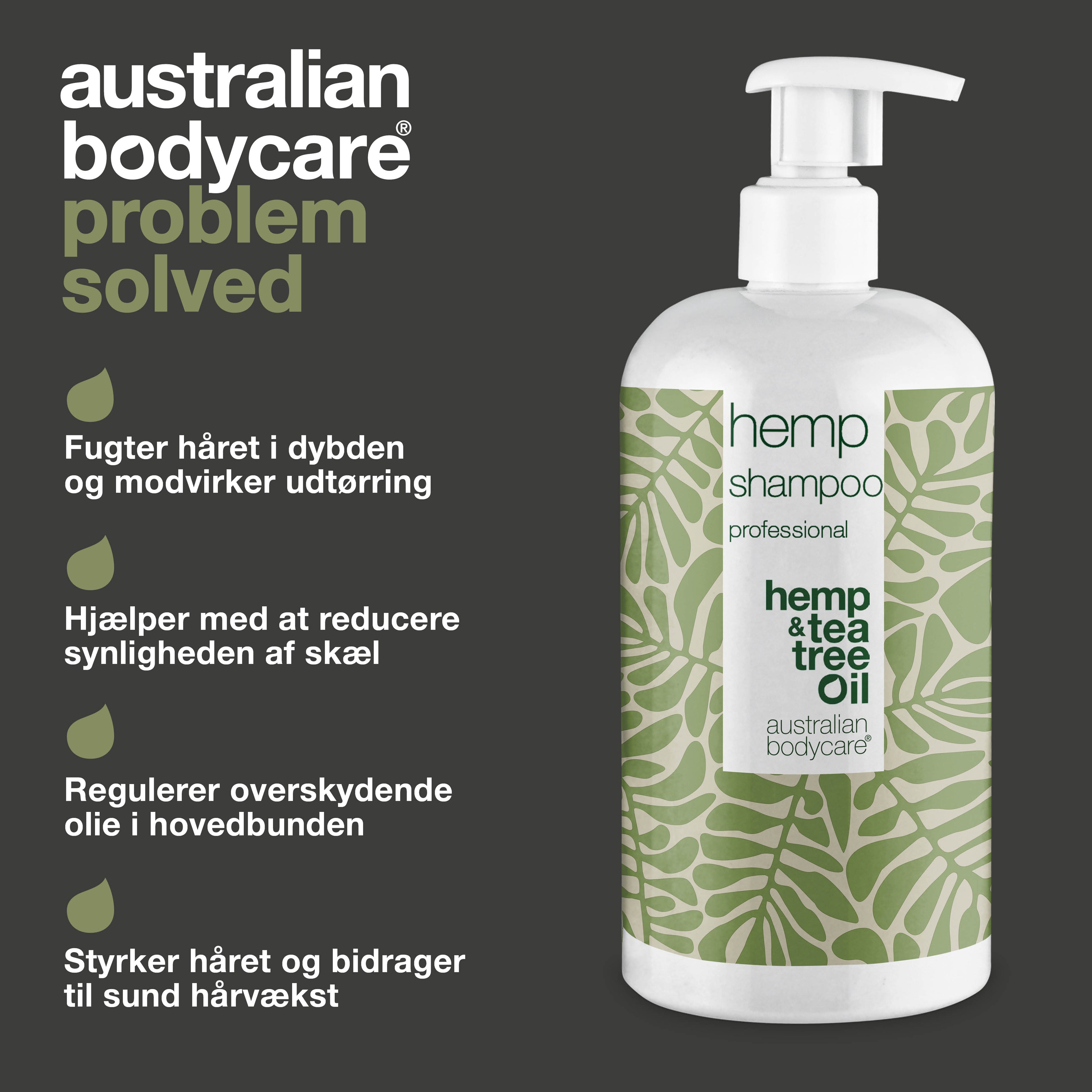 Hamp Shampoo mod tørt hår og irriteret hovedbund — Hamp Shampoo tilfører dyb fugt og næring, samtidig med at den hjælper med at opretholde en balanceret hovedbund.