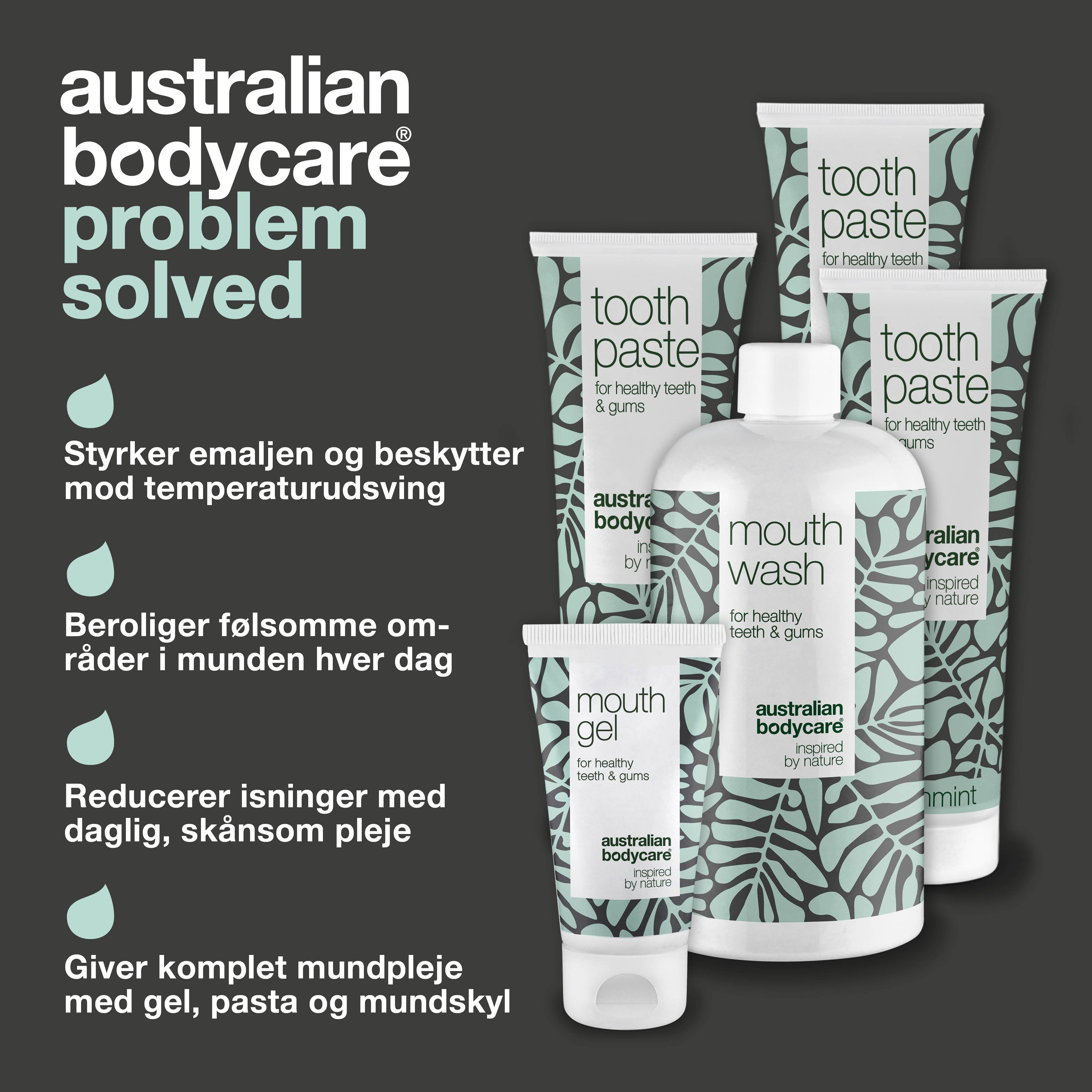 Pakke mod isninger i tænderne — plejer ved varme og kulde i munden