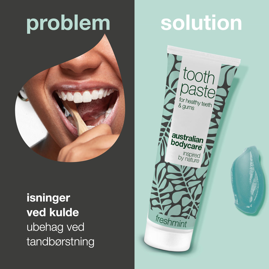 Tandpasta mod Isninger i Tænderne — Tea Tree Oil Tandpasta