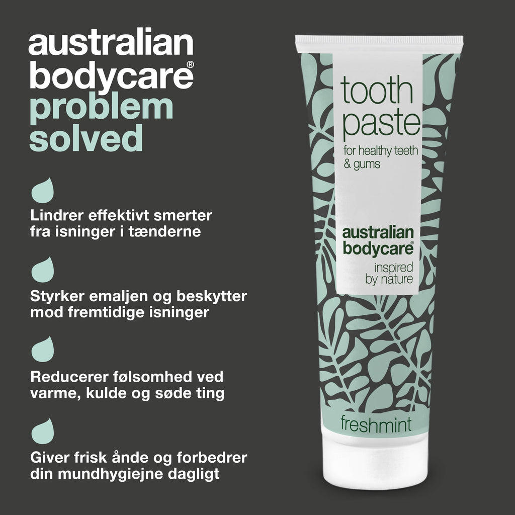 Tandpasta mod Isninger i Tænderne — Tea Tree Oil Tandpasta