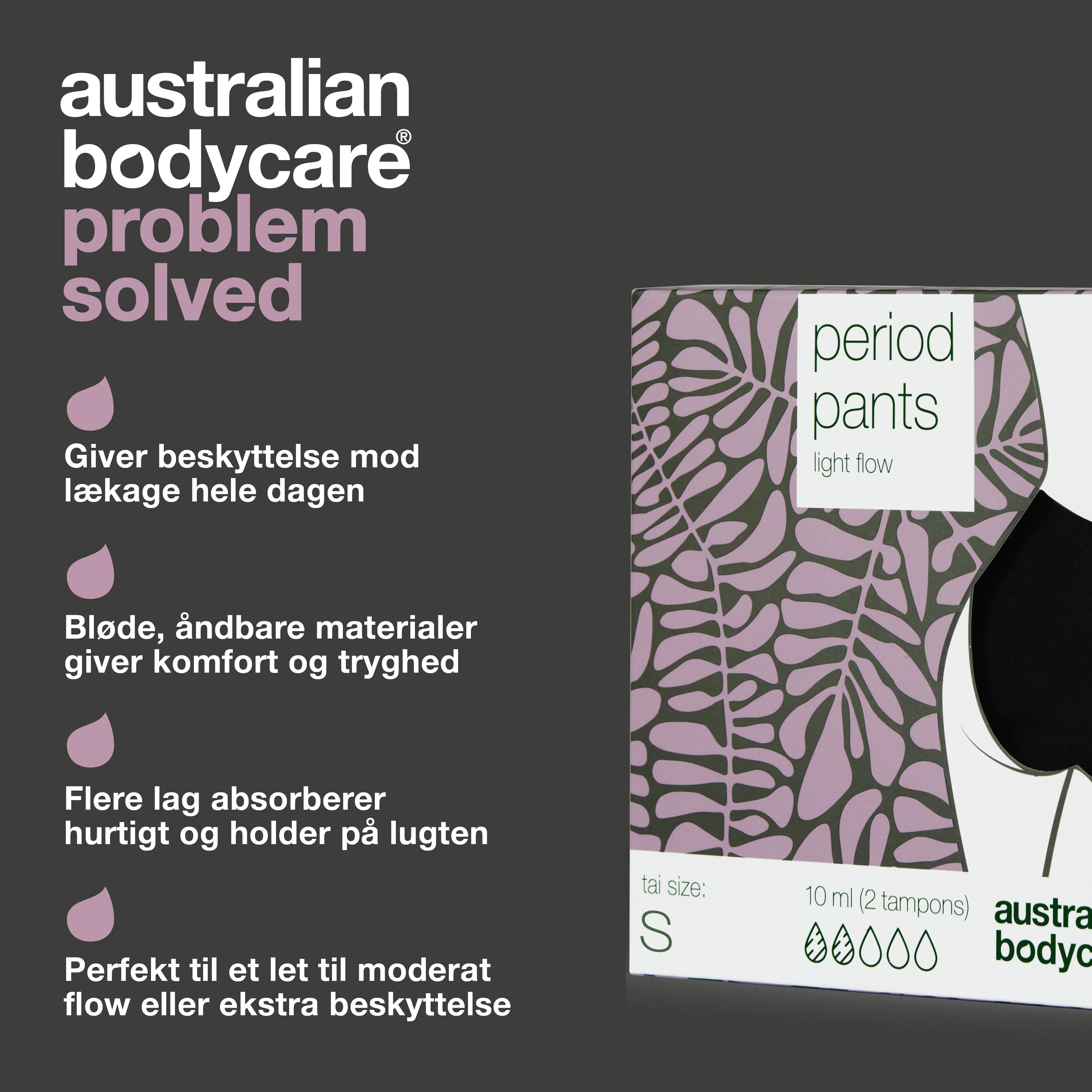 Menstruationstrusser – Slip for tamponer og bind — Prøv menstruationstrusser, der holder dig tør og beskytter mod lækager. Komfortable og perfekte til dag og nat.